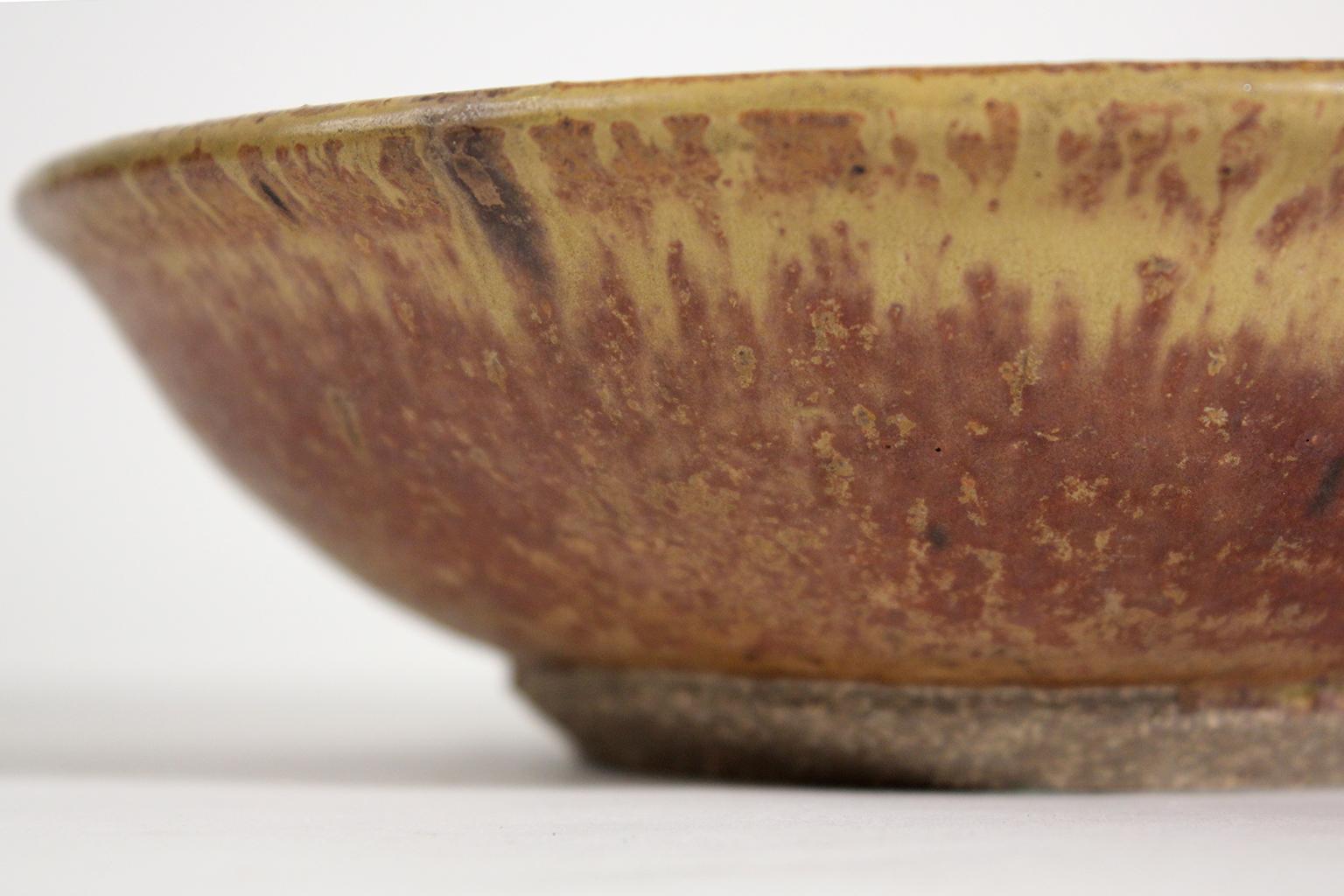 20th Century Modernist Karen Karnes Objects U.S.A. Studio Art Pottery Stoneware Bowl