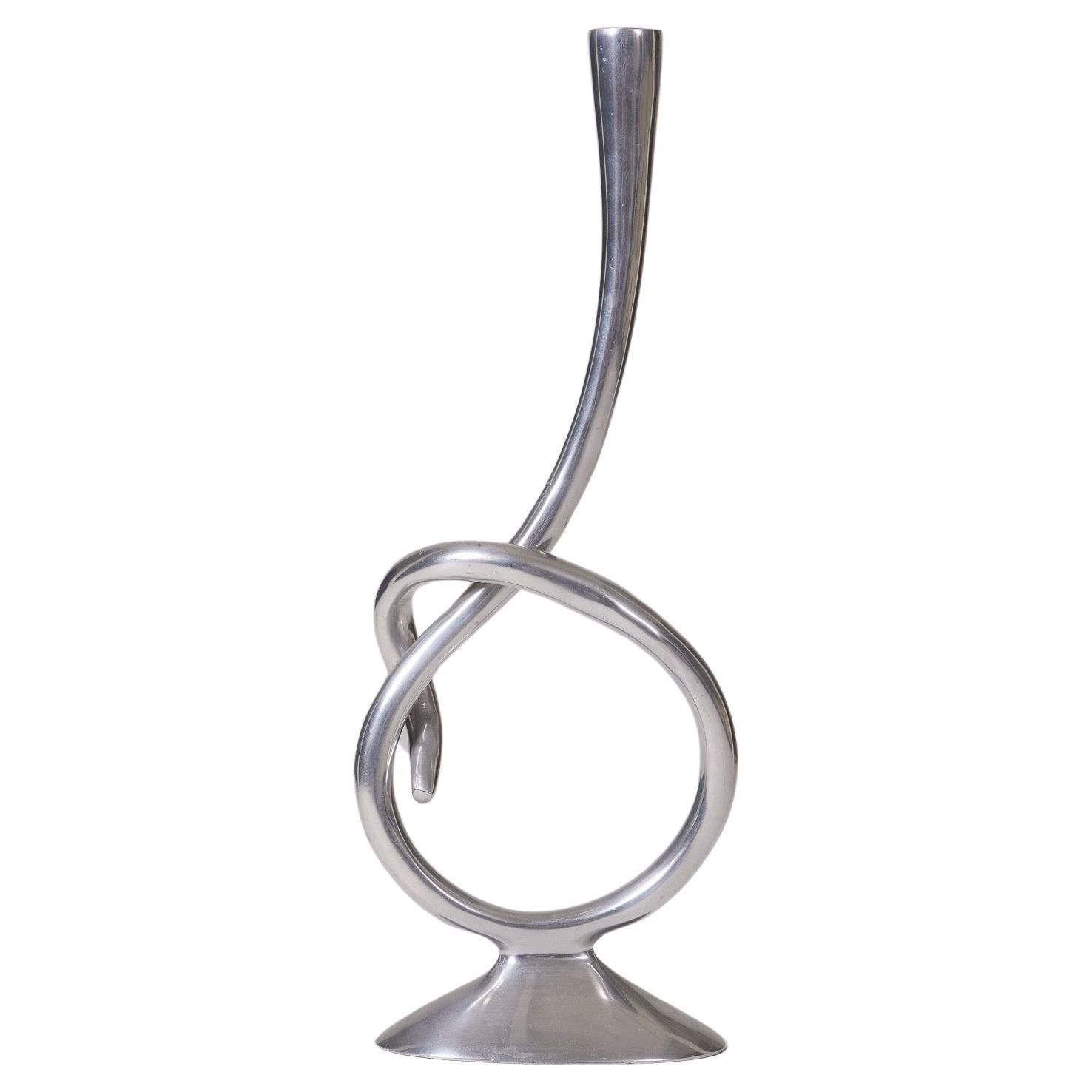 Modernist knot candlestick