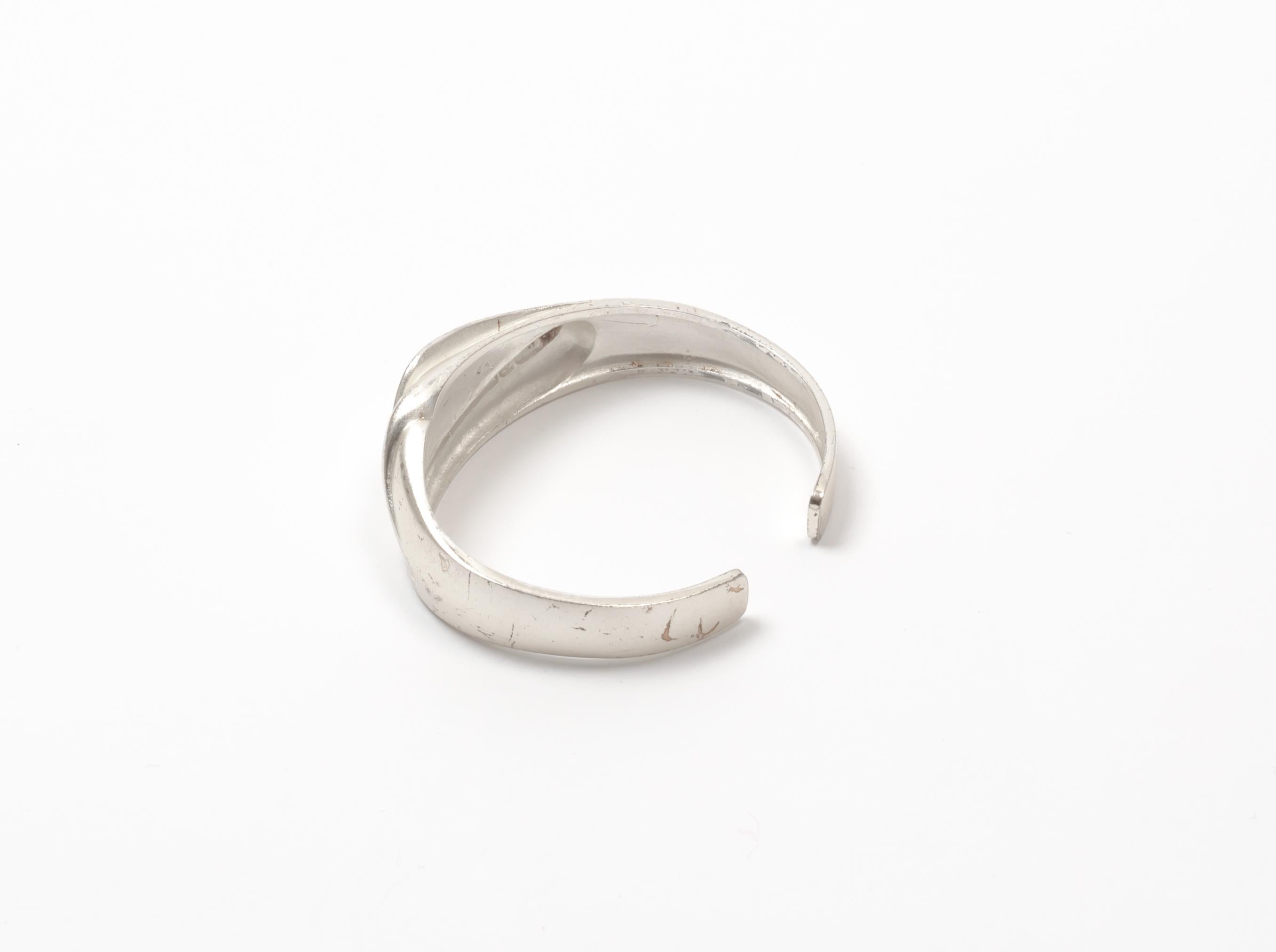 Women's Modernist Lapponia Silver Bracelet For Sale