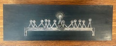 Modernist "Last Supper" Wall Sculpture by Talleres Monastico, Benedictine Monks
