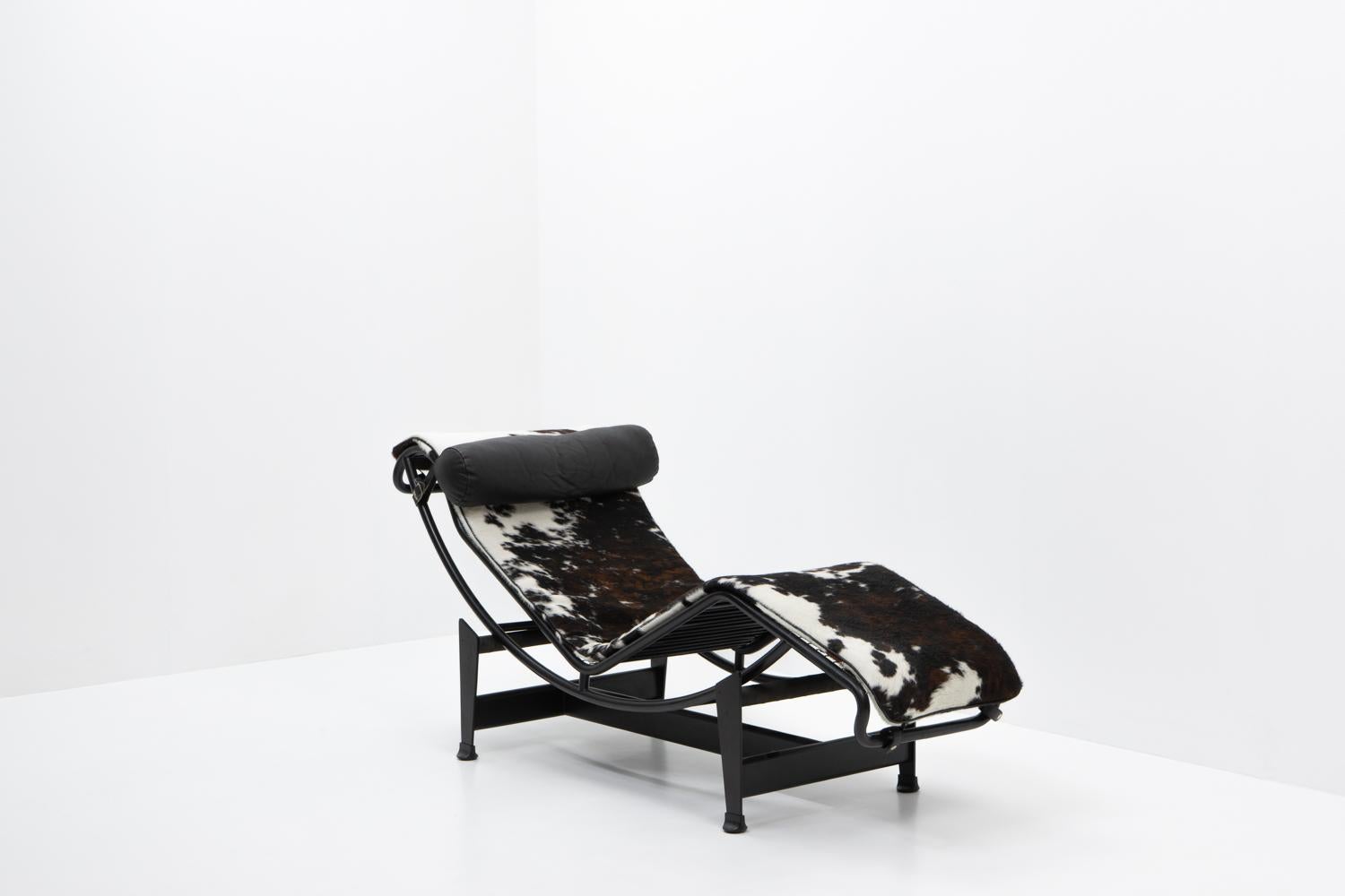 Mid-Century moderno Modernista Le Corbusier by Cassina LC4, pelle 