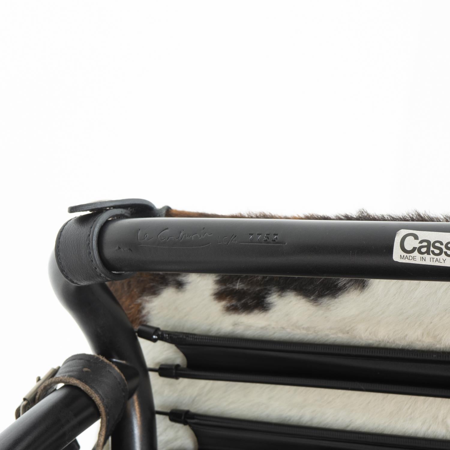 Modernista Le Corbusier by Cassina LC4, pelle 