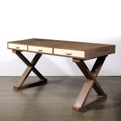 Bureau moderniste à base Frank X par Mattaliano