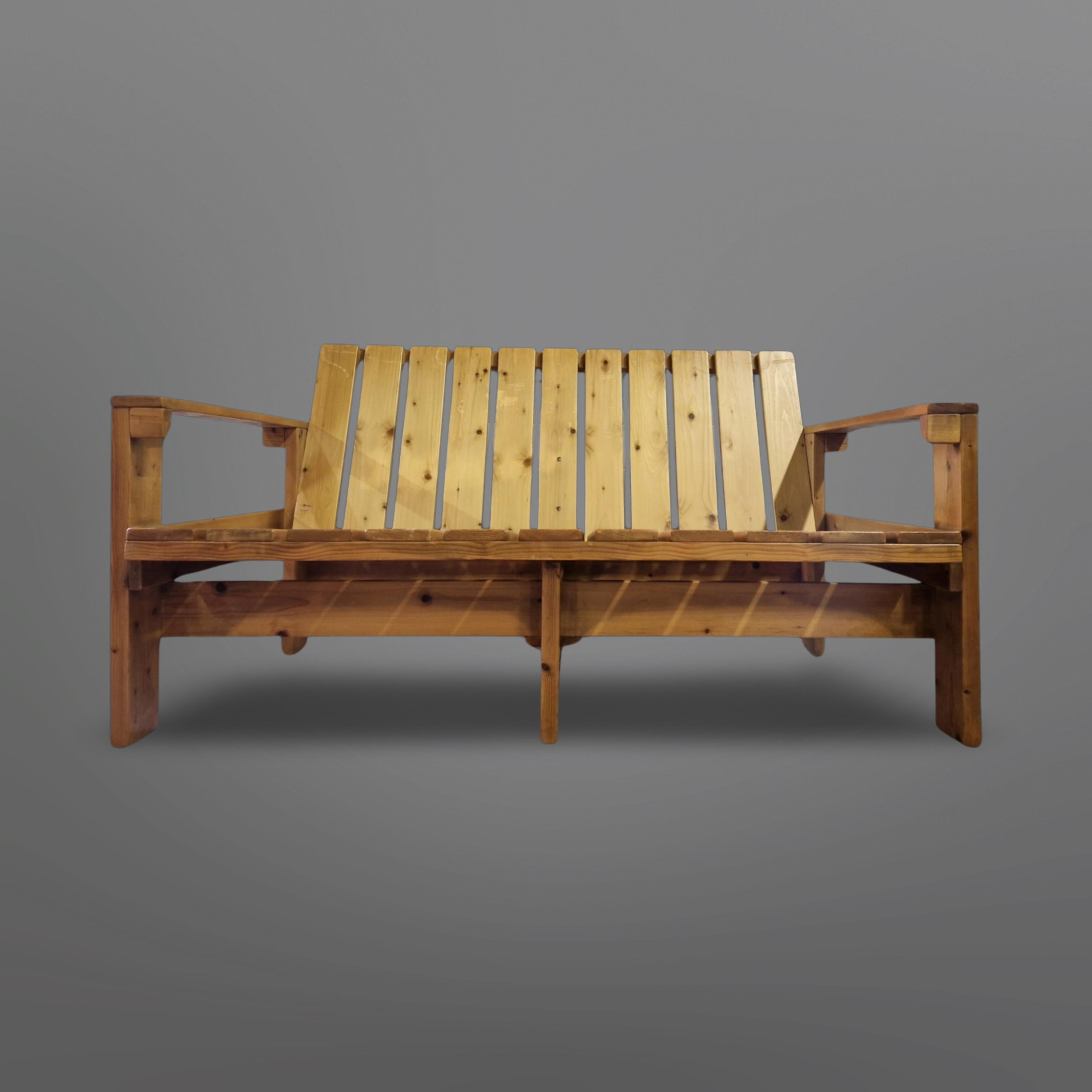 Ensemble de salon moderniste à la manière de Gerrit Rietveld, Pays-Bas années 1950 en vente 2