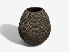 Modernist, Lobi Terracotta Floor Pot, Africa, 20th C.