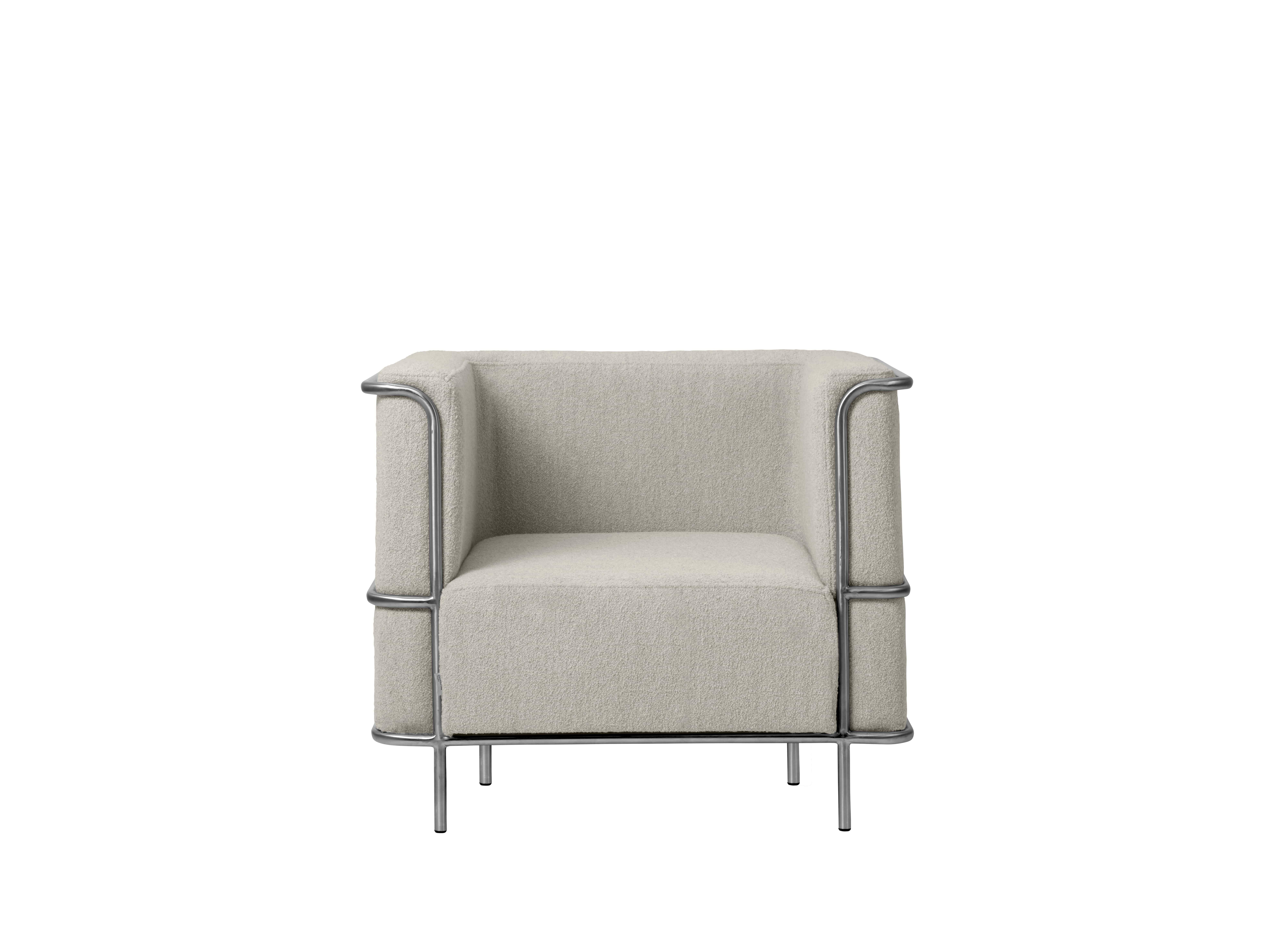 Modernist lounge chair by Kristina Dam Studio
Materials: Beige Boucle
Dimensions: 87 x 77 x 70 cm


Kristina Dam graduated from The Royal Danish School of Fine Arts, Architecture and Design in Copenhagen. In her designs you will find her great