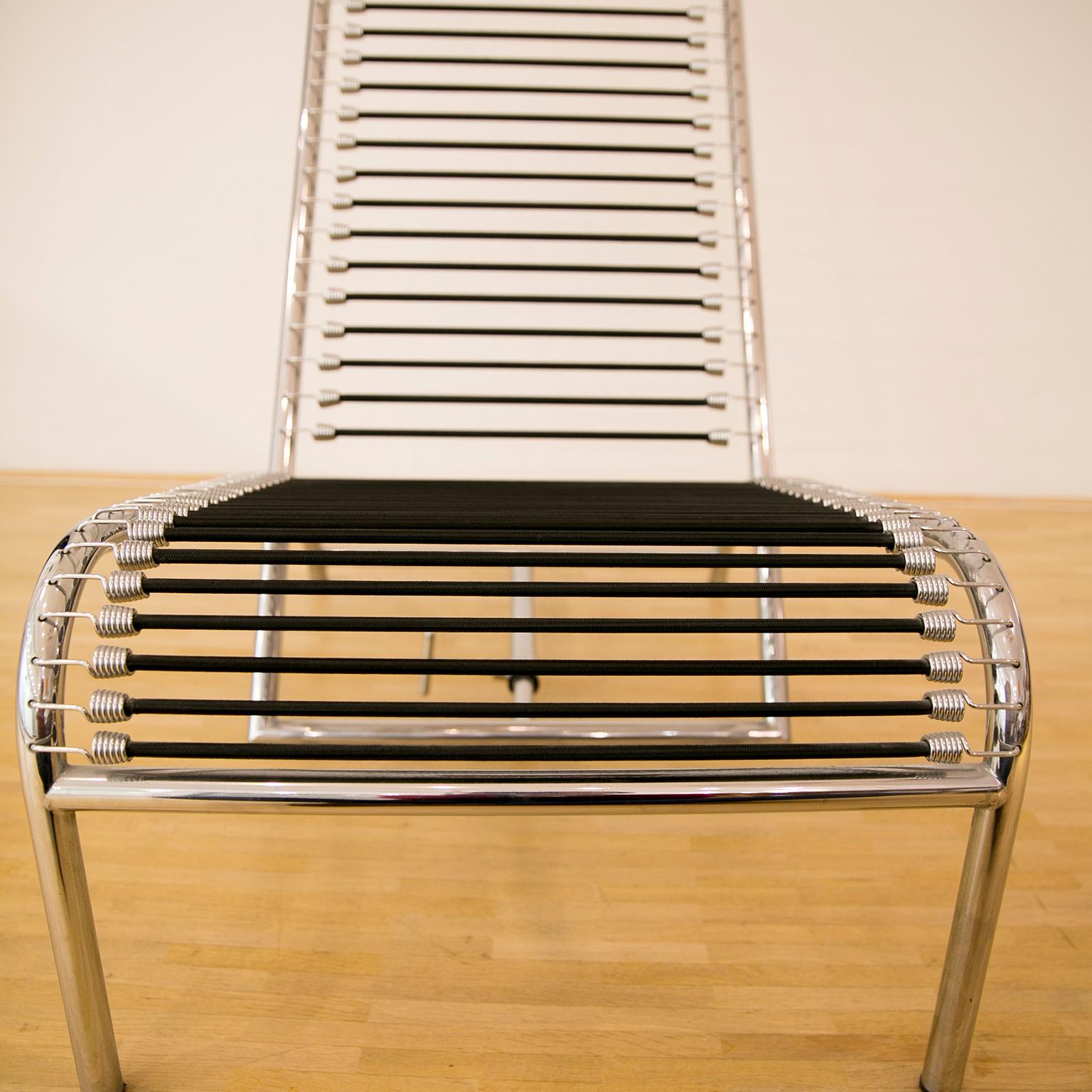 Modernist Lounge Chair by René Herbst For Sale 8