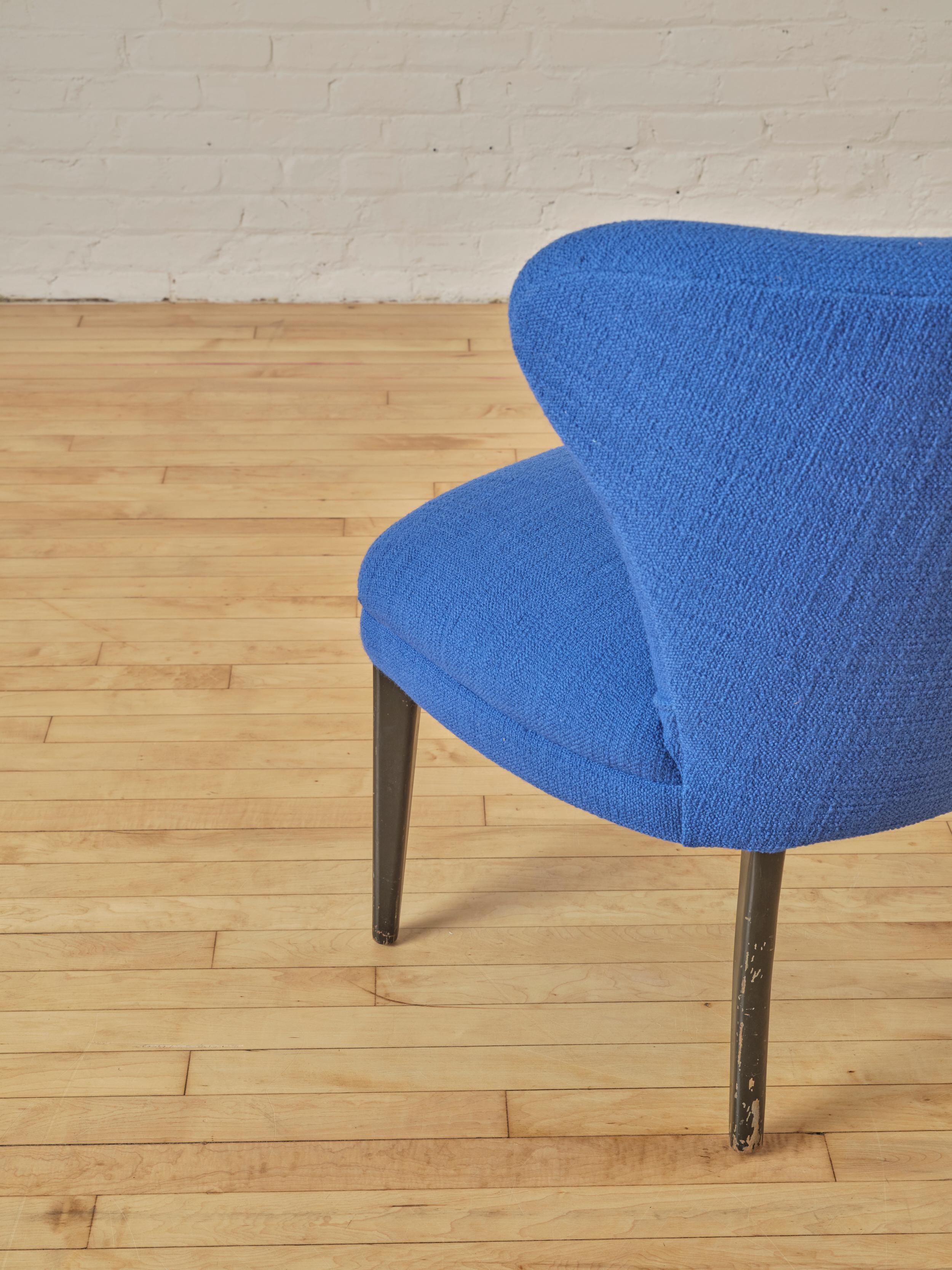 Unknown Modernist Lounge Chair in Dedar Milano Fabric For Sale