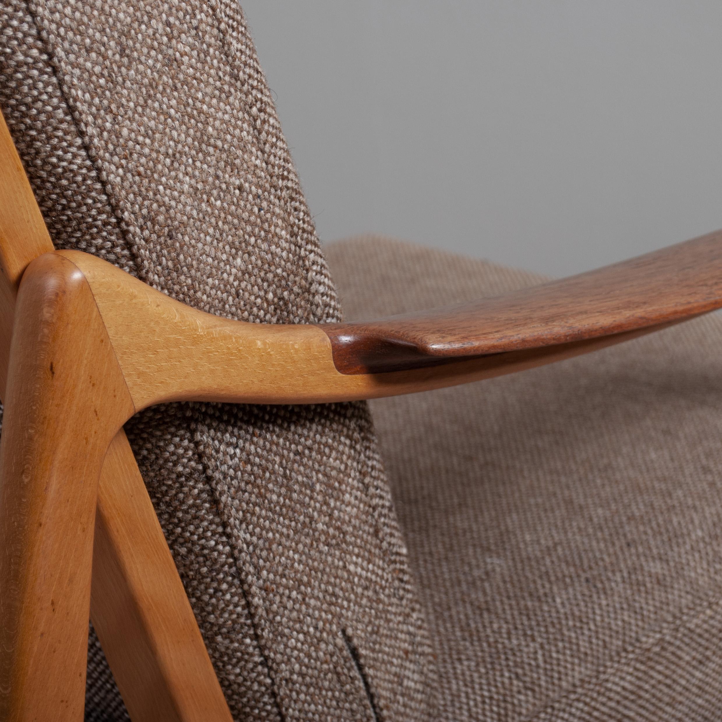 Danish Modernist Lounge Chair, Tove & Edvard Kindt Larsen For Sale