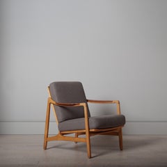 Modernist Lounge Chair, Tove & Edvard Kindt Larsen, Reupholstered