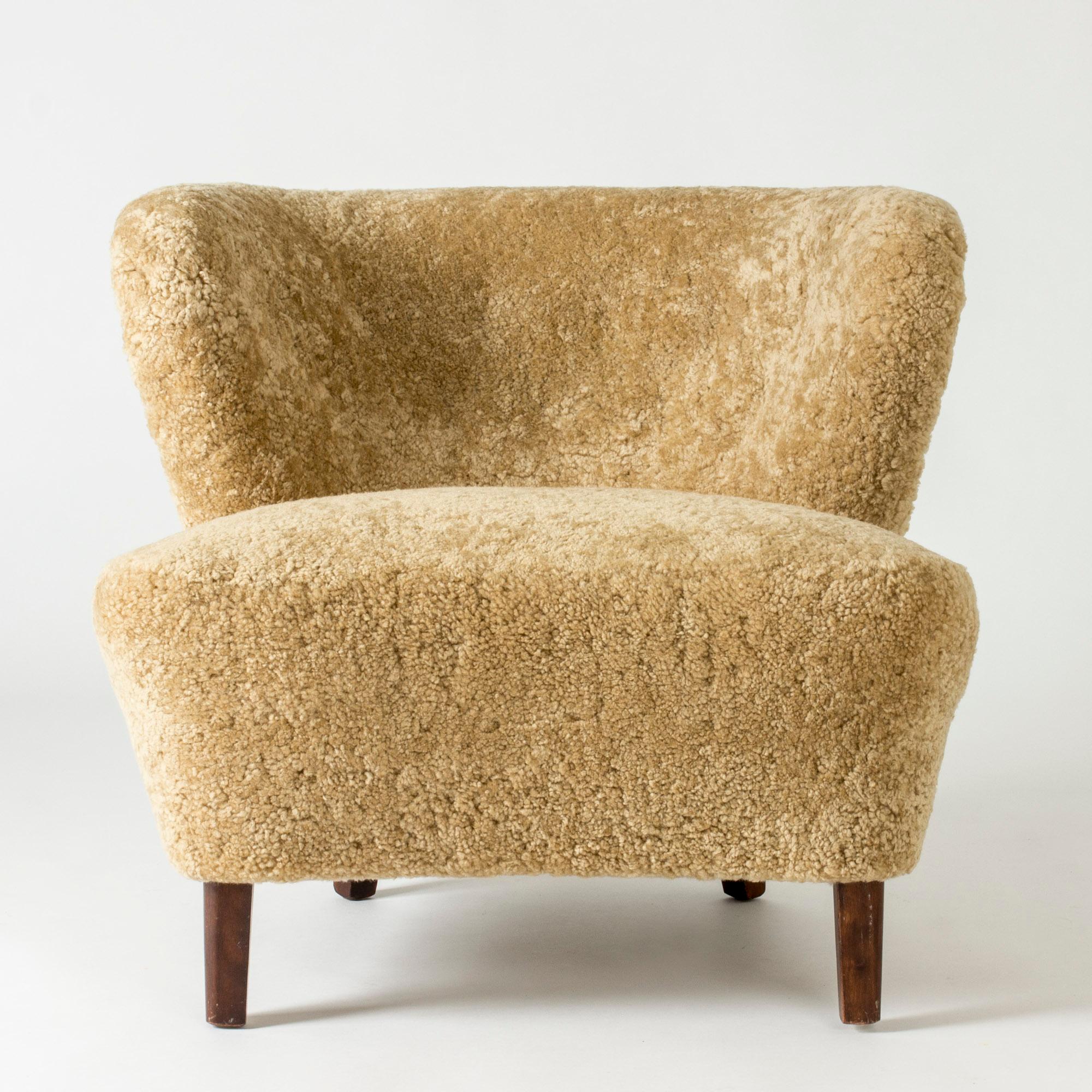 Scandinavian Modern Modernist Lounge Chairs by Gösta Jonsson, Sweden, 1940s For Sale