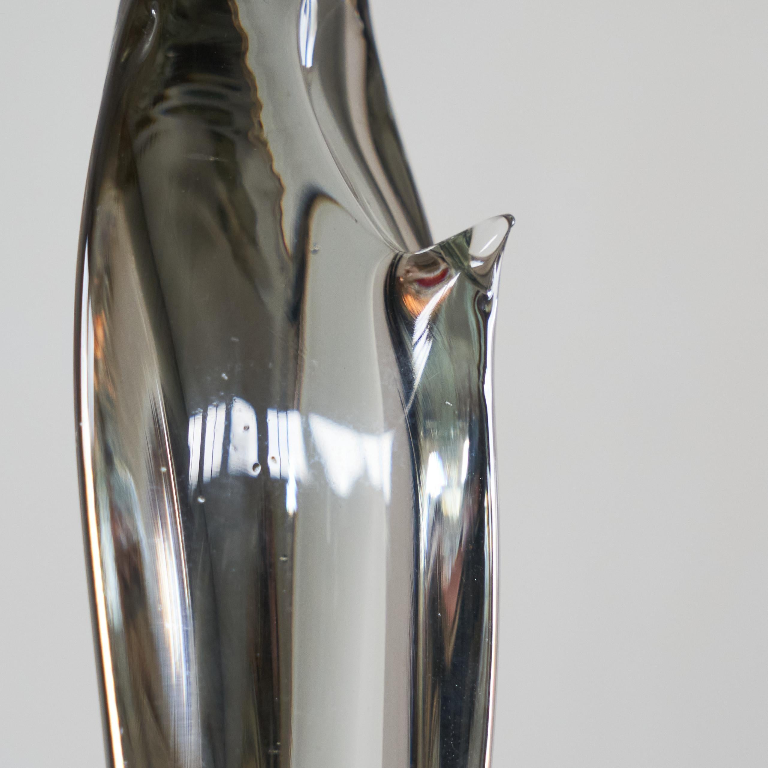 Inconnu Madonna moderniste en verre d'art des années 1960 en vente