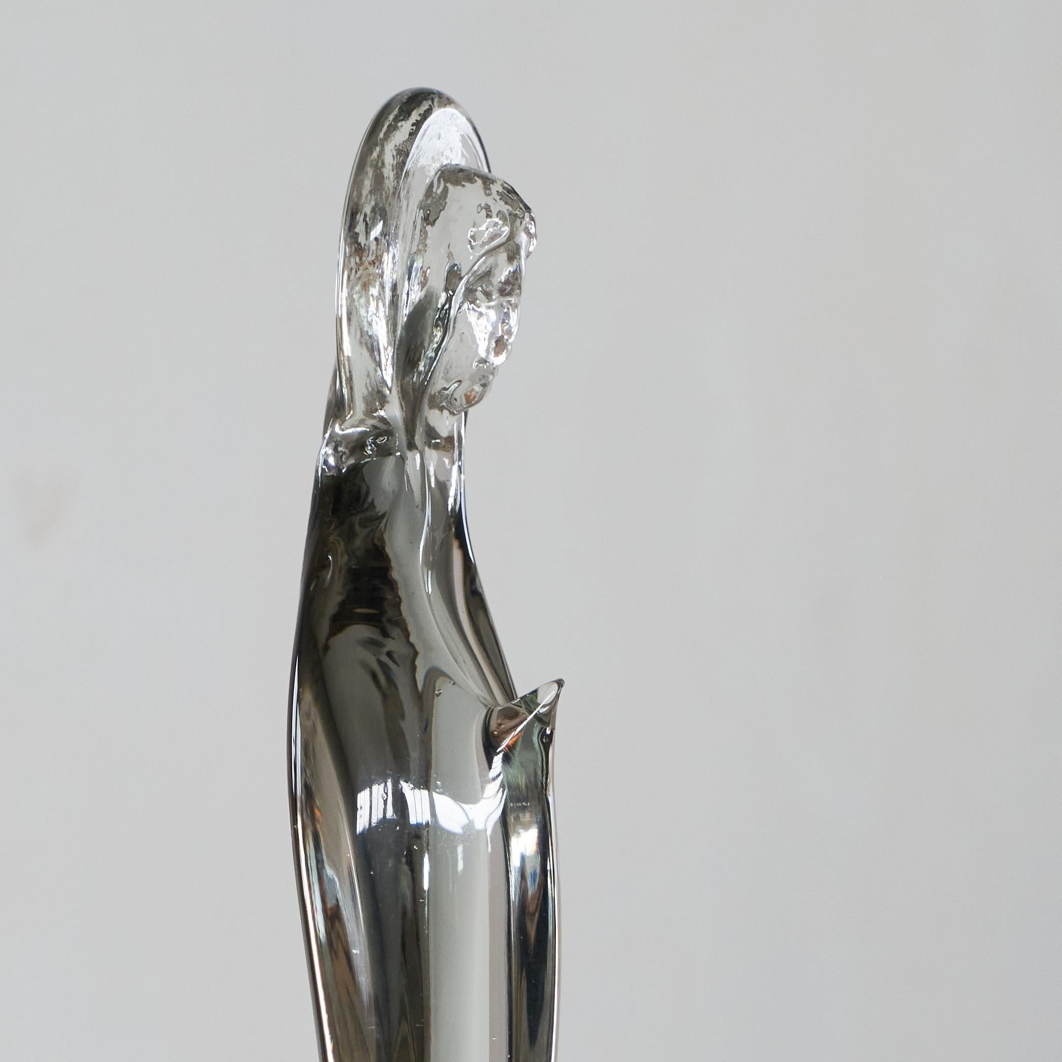 Madonna moderniste en verre d'art des années 1960 Bon état - En vente à Meer, VAN