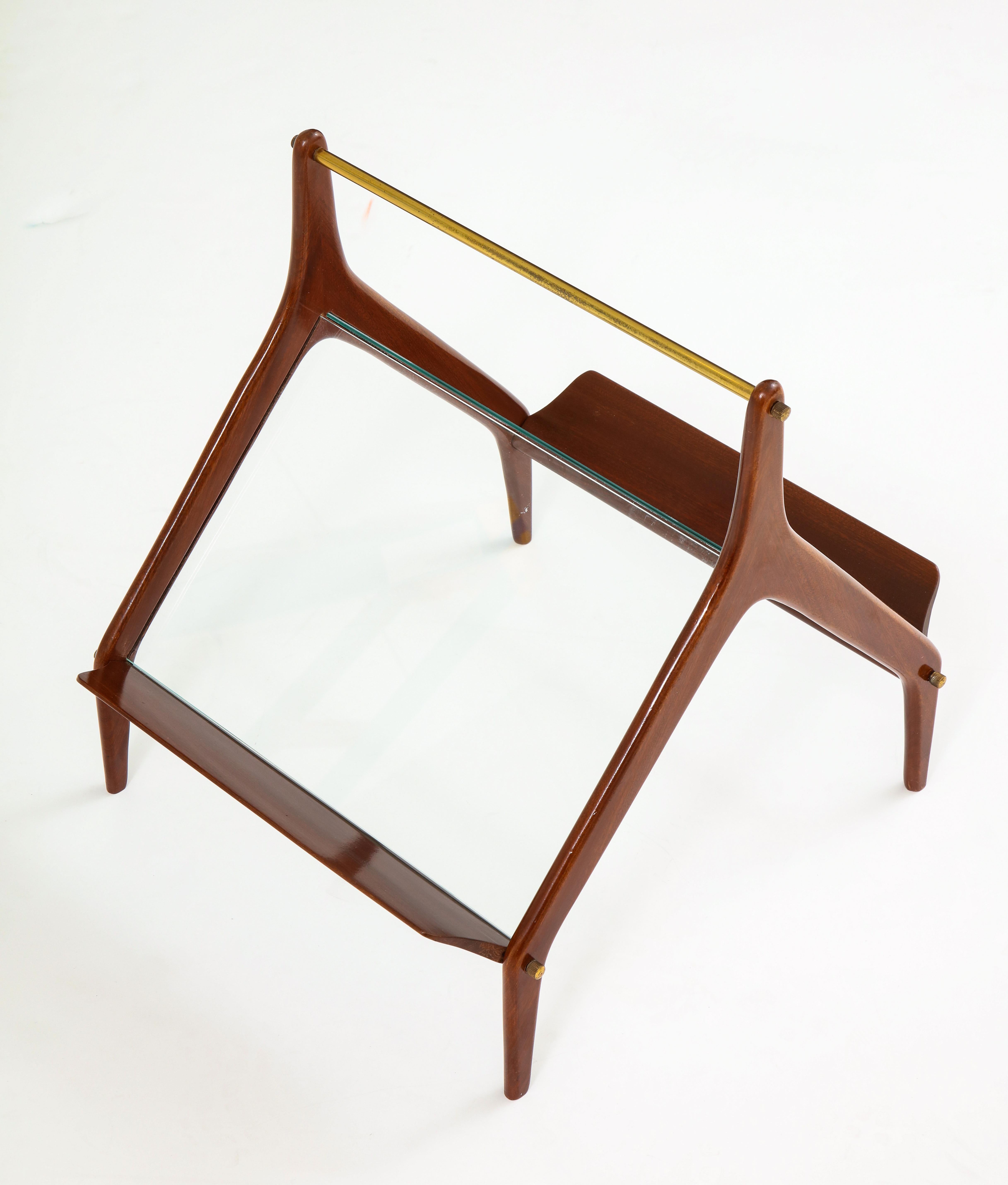Modernist Magazine Rack Attributed to Ico Parisi, Italy, 1950s For Sale 7