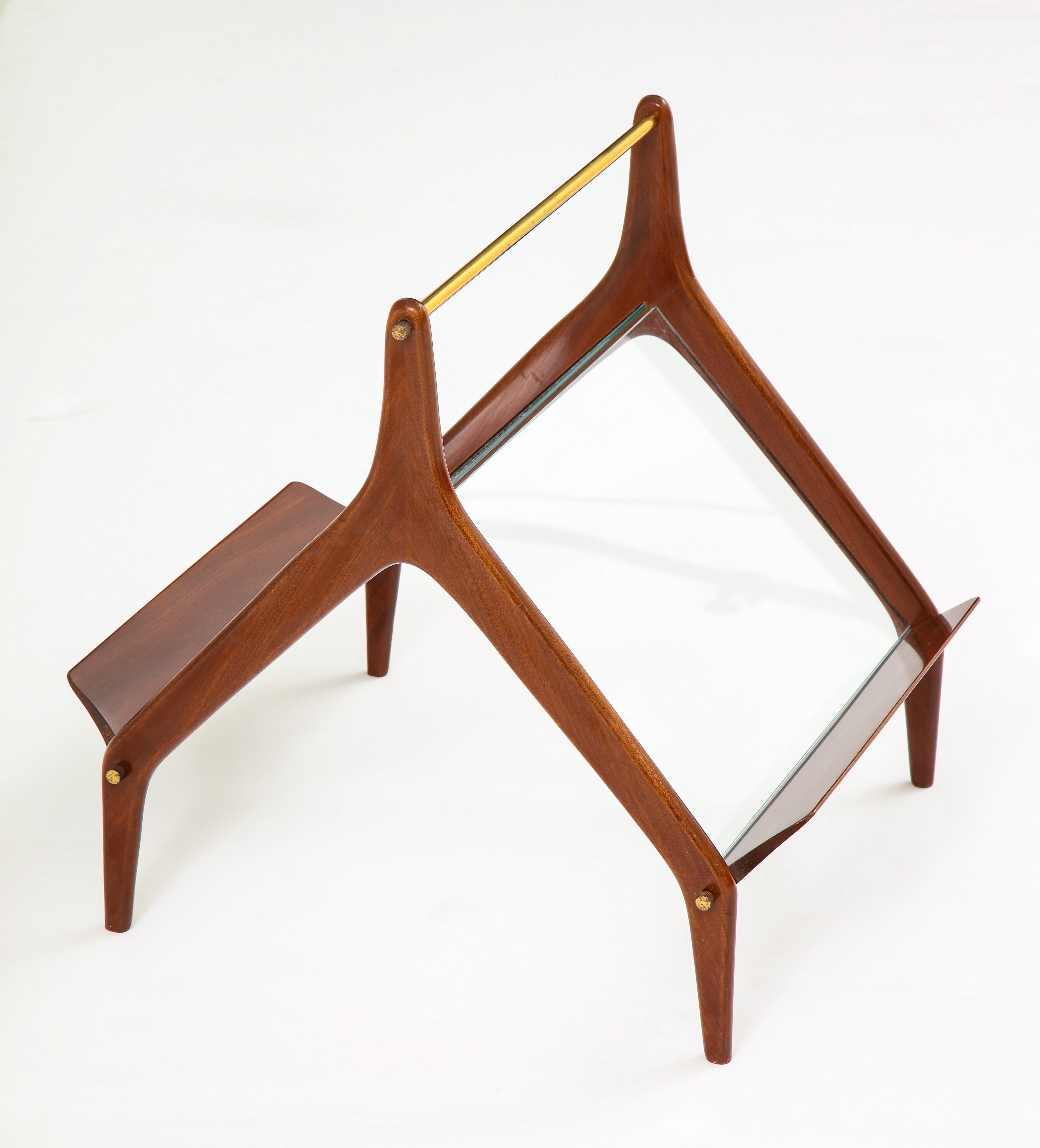 Modernist Magazine Rack Attributed to Ico Parisi, Italy, 1950s For Sale 9