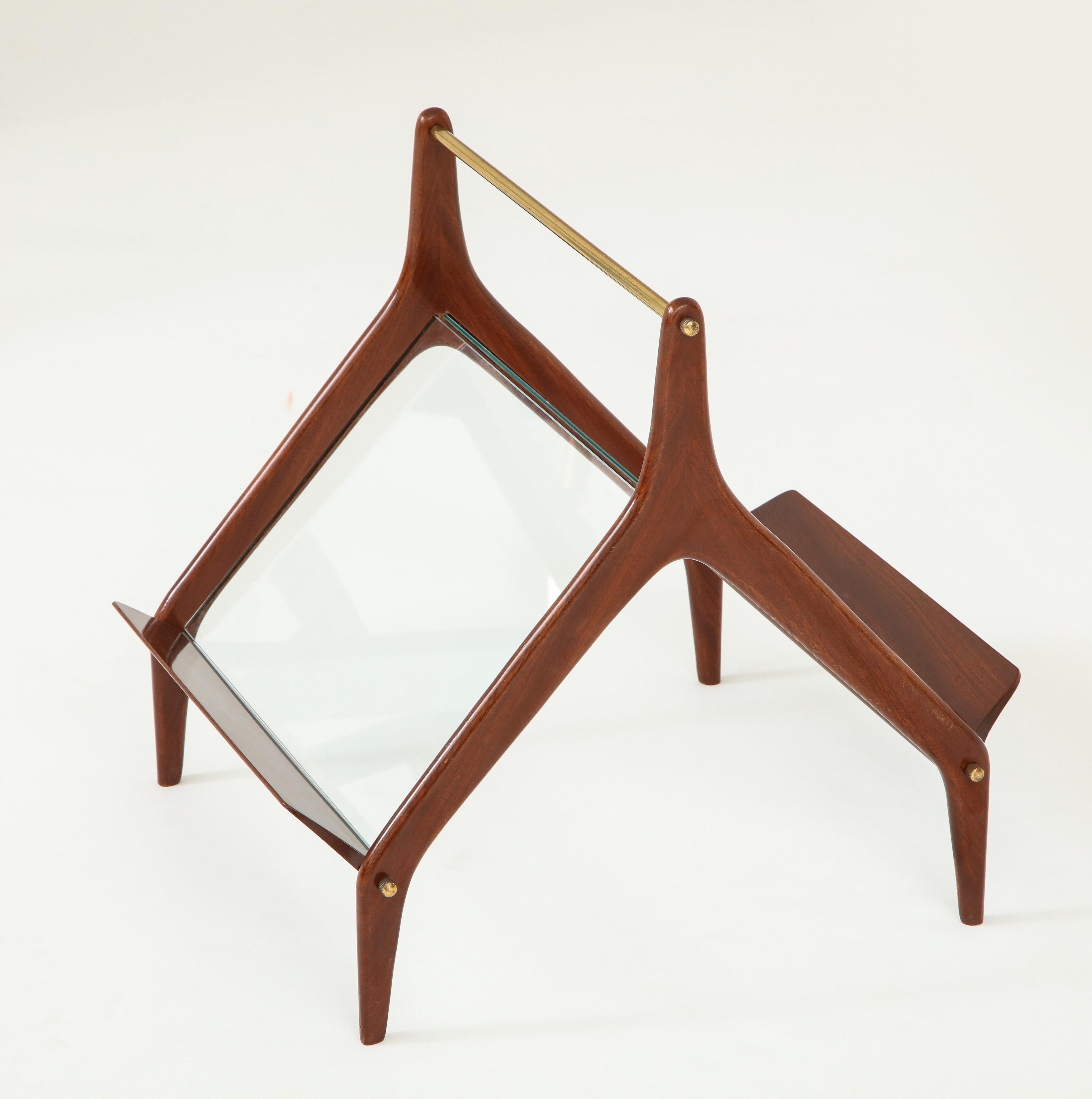 Modernist Magazine Rack Attributed to Ico Parisi, Italy, 1950s For Sale 1