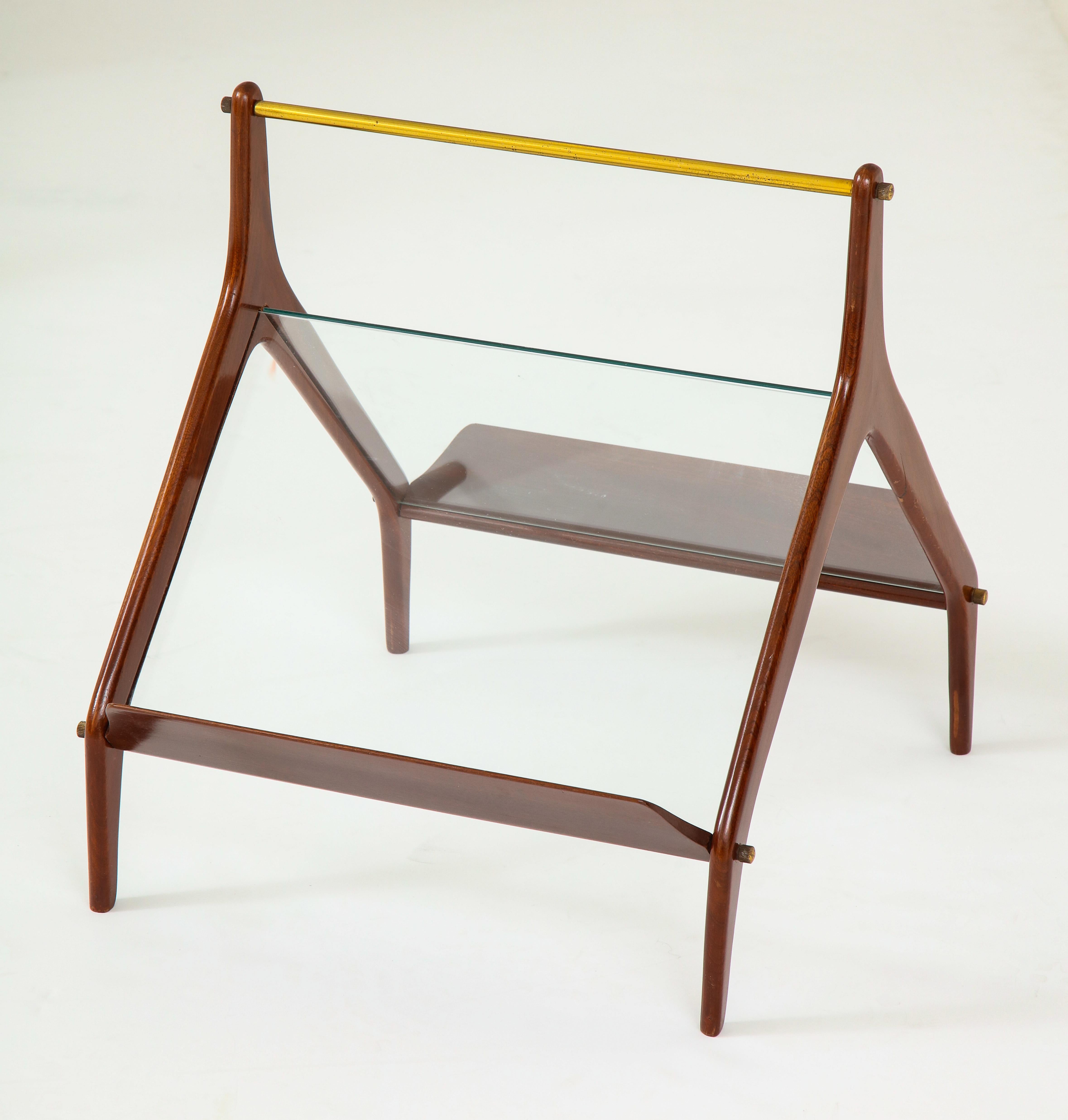 Modernist Magazine Rack Attributed to Ico Parisi, Italy, 1950s For Sale 2