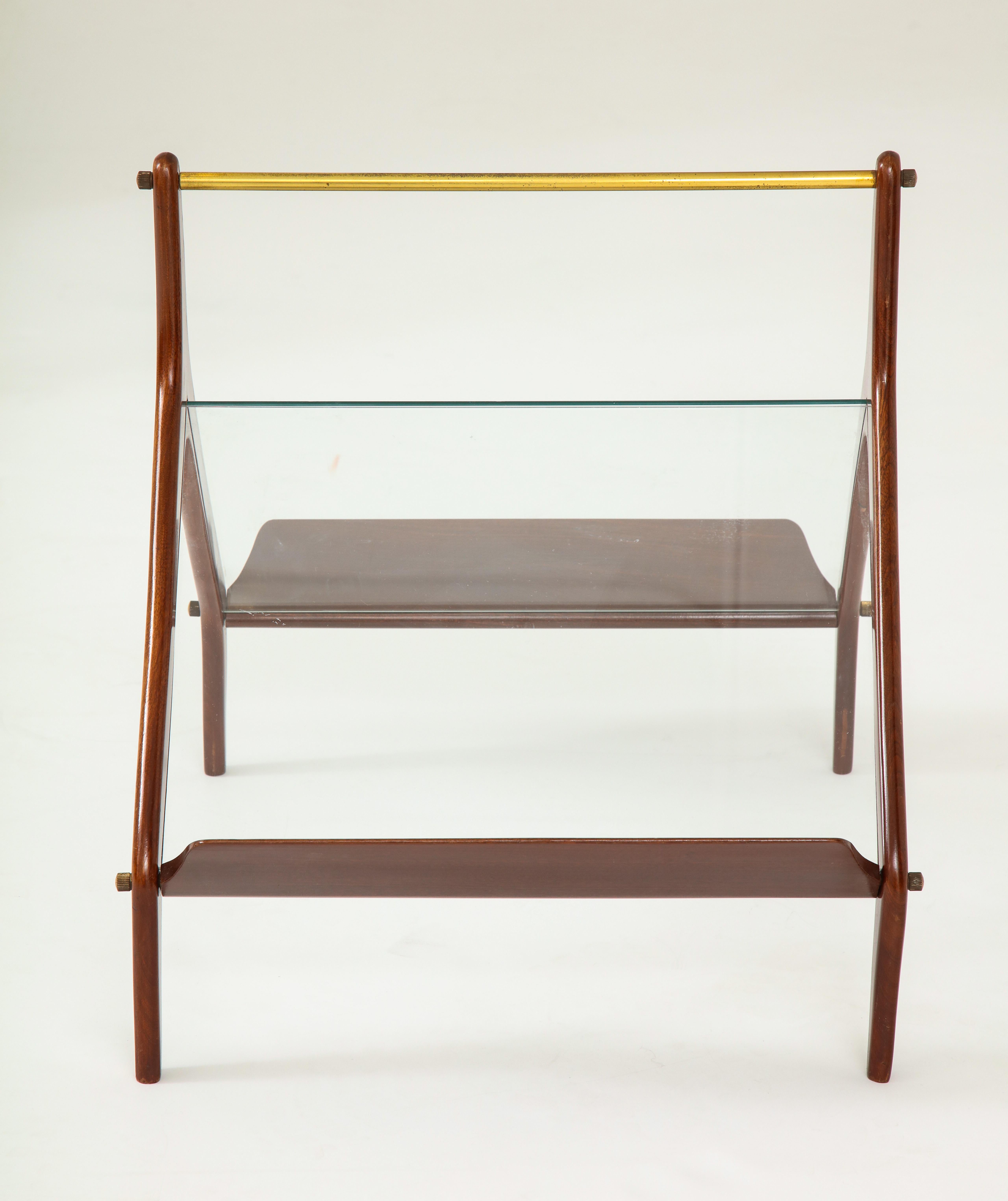 Modernist Magazine Rack Attributed to Ico Parisi, Italy, 1950s For Sale 3