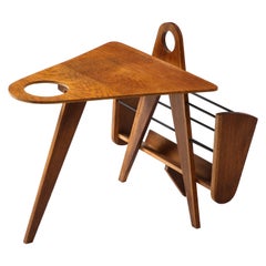 Vintage Modernist Magazine Rack, France 1950s