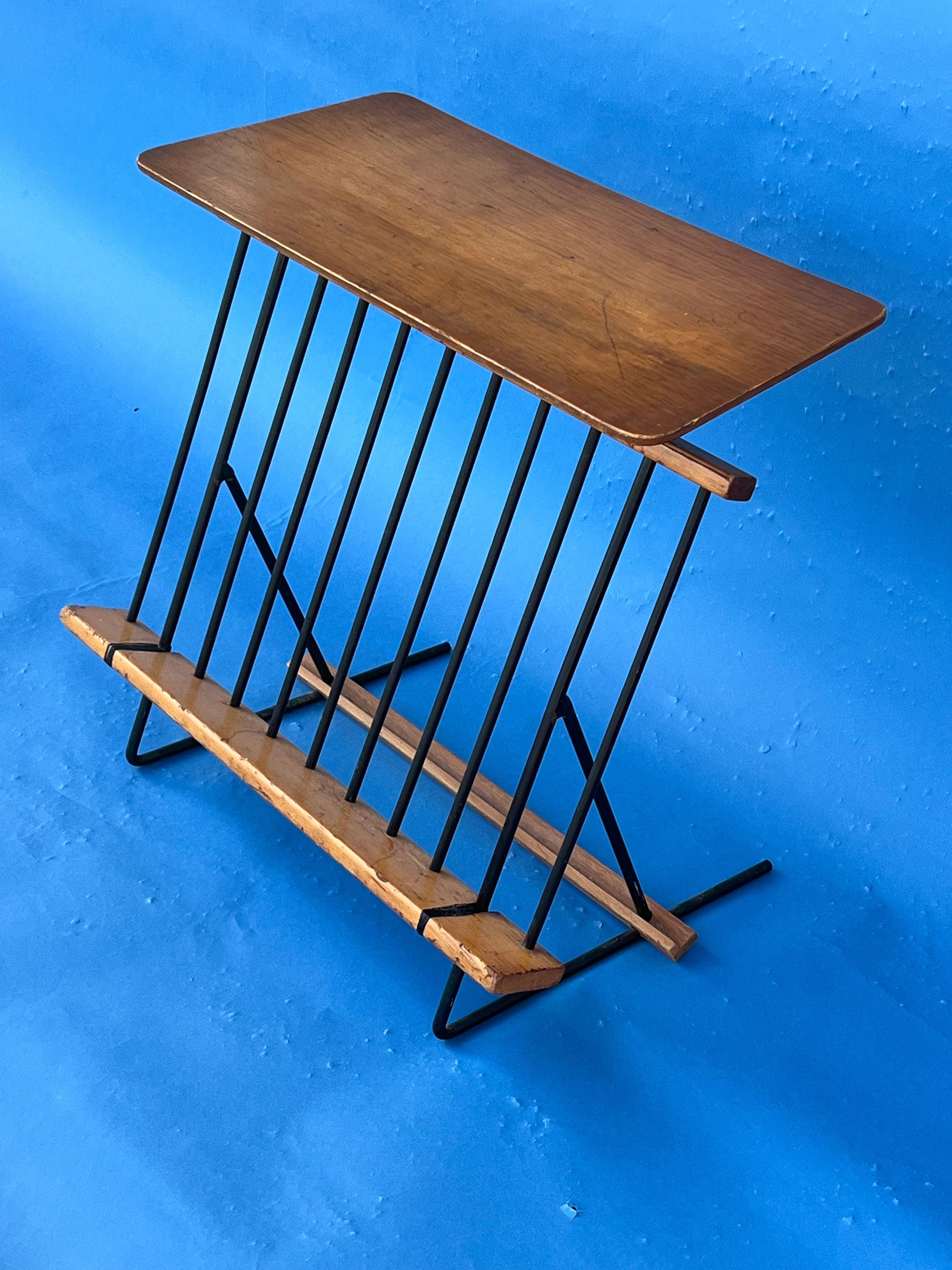 Modernist Magazine Table ca' 1950's For Sale at 1stDibs