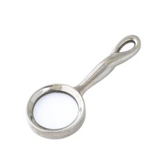 Vintage Modernist Magnifying Glass in Gunmetal by Elsa Perretti for Tiffany and Co