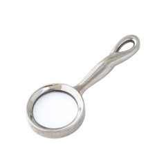 Modernist Magnifying Glass in Gunmetal by Elsa Perretti for Tiffany and Co