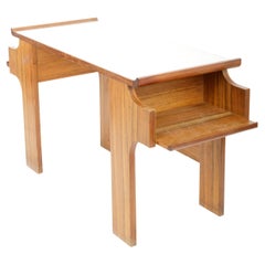 Modernist Mahogany and Laminate Desk, Italy, c. 1950