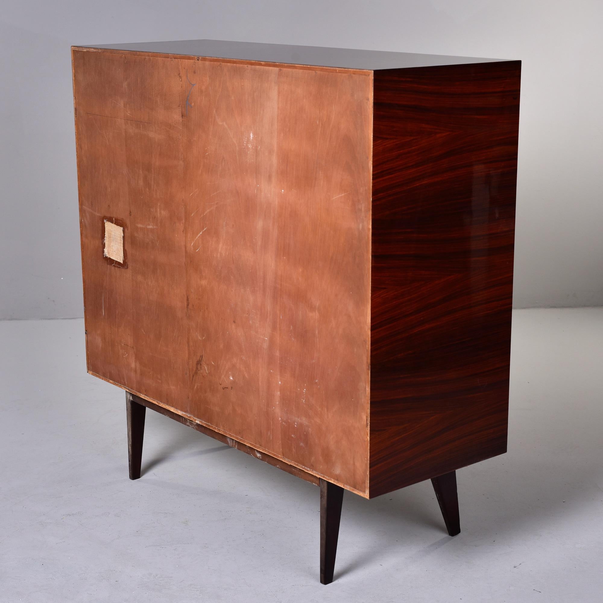Modernist Mahogany Cabinet with Pull Down Bar 3