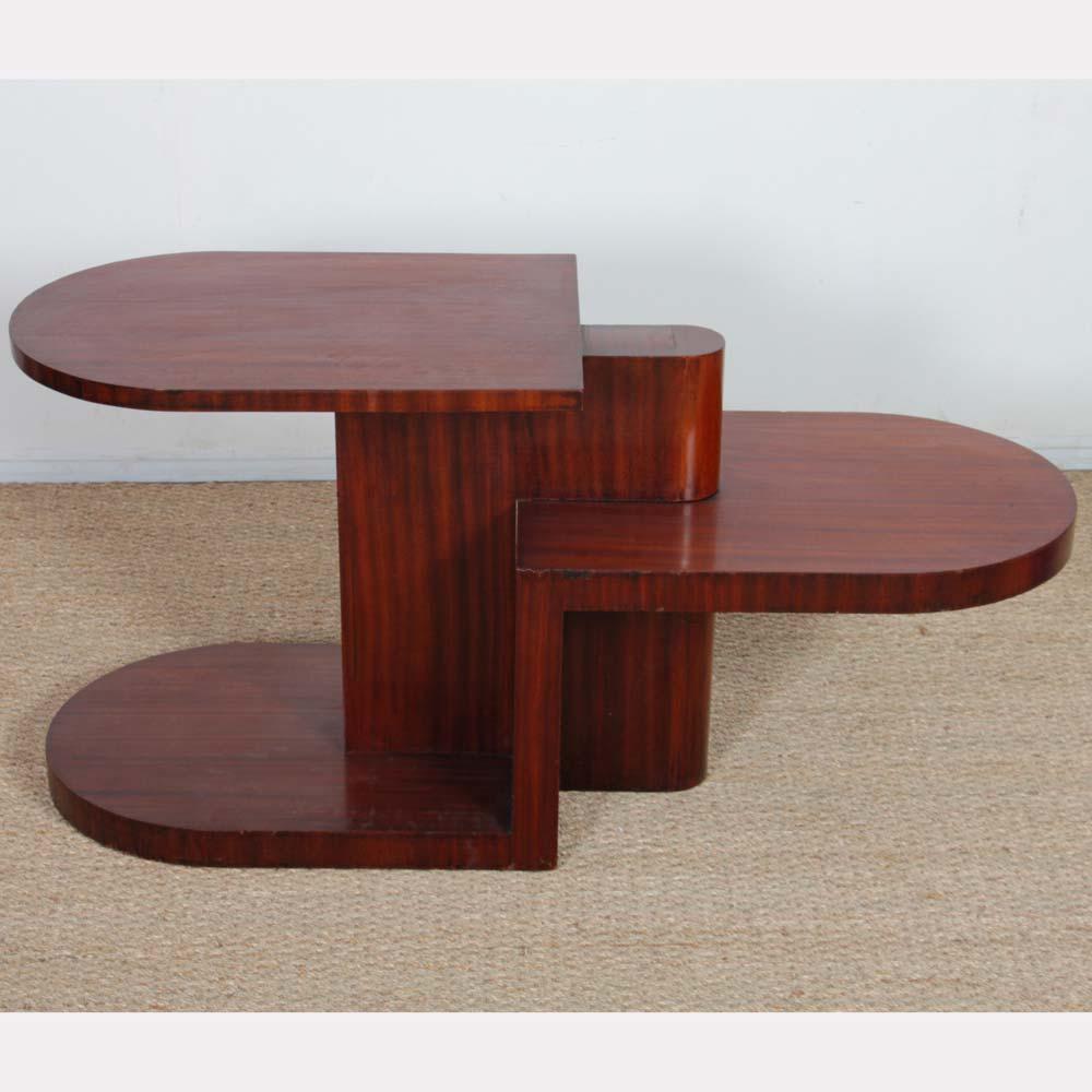 Modernist mahogany coffee table from the 1930s Madera en venta
