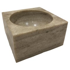 Modernist Marble Bowl in Beige