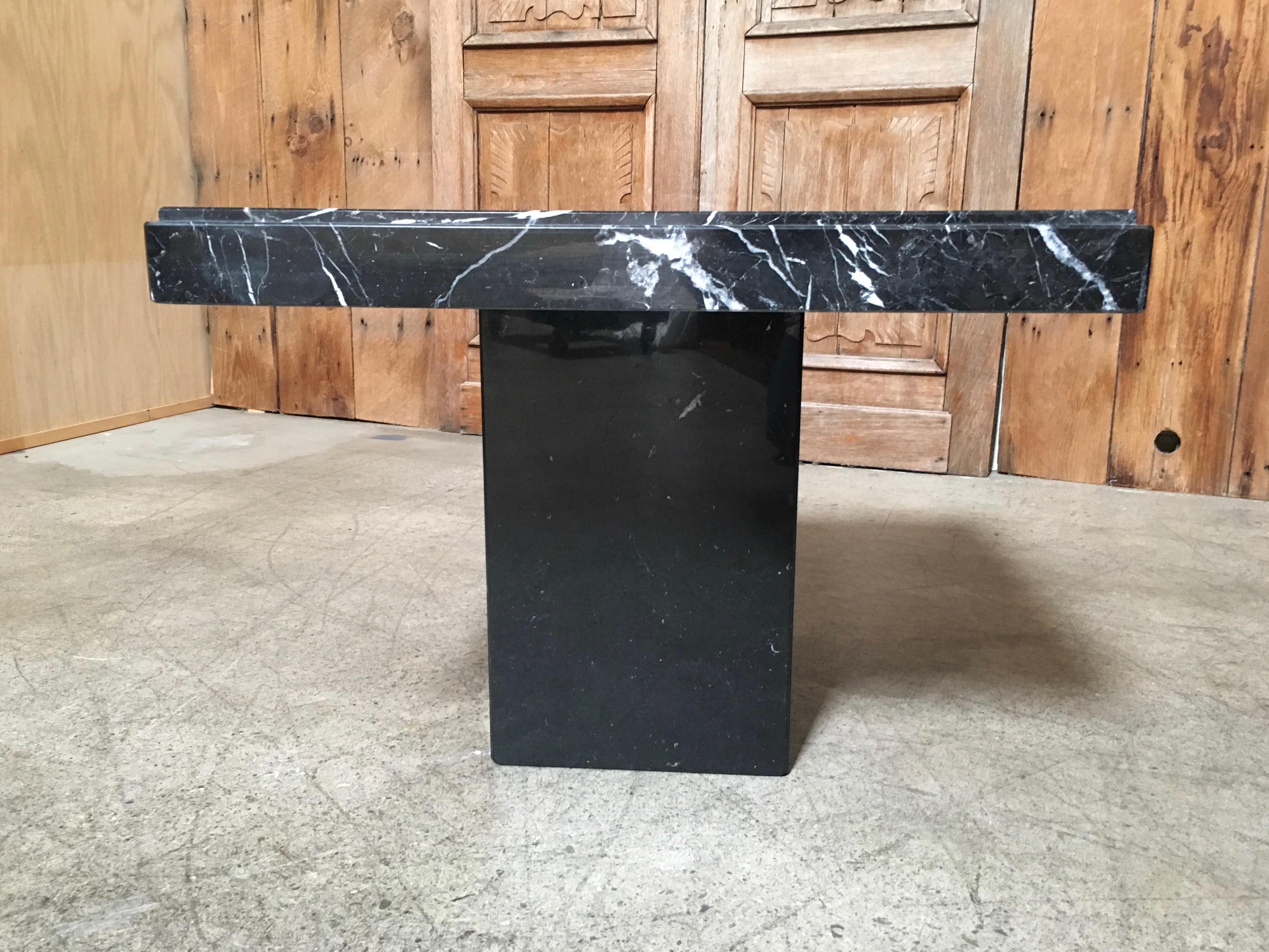 Modernist Marble End Table 2