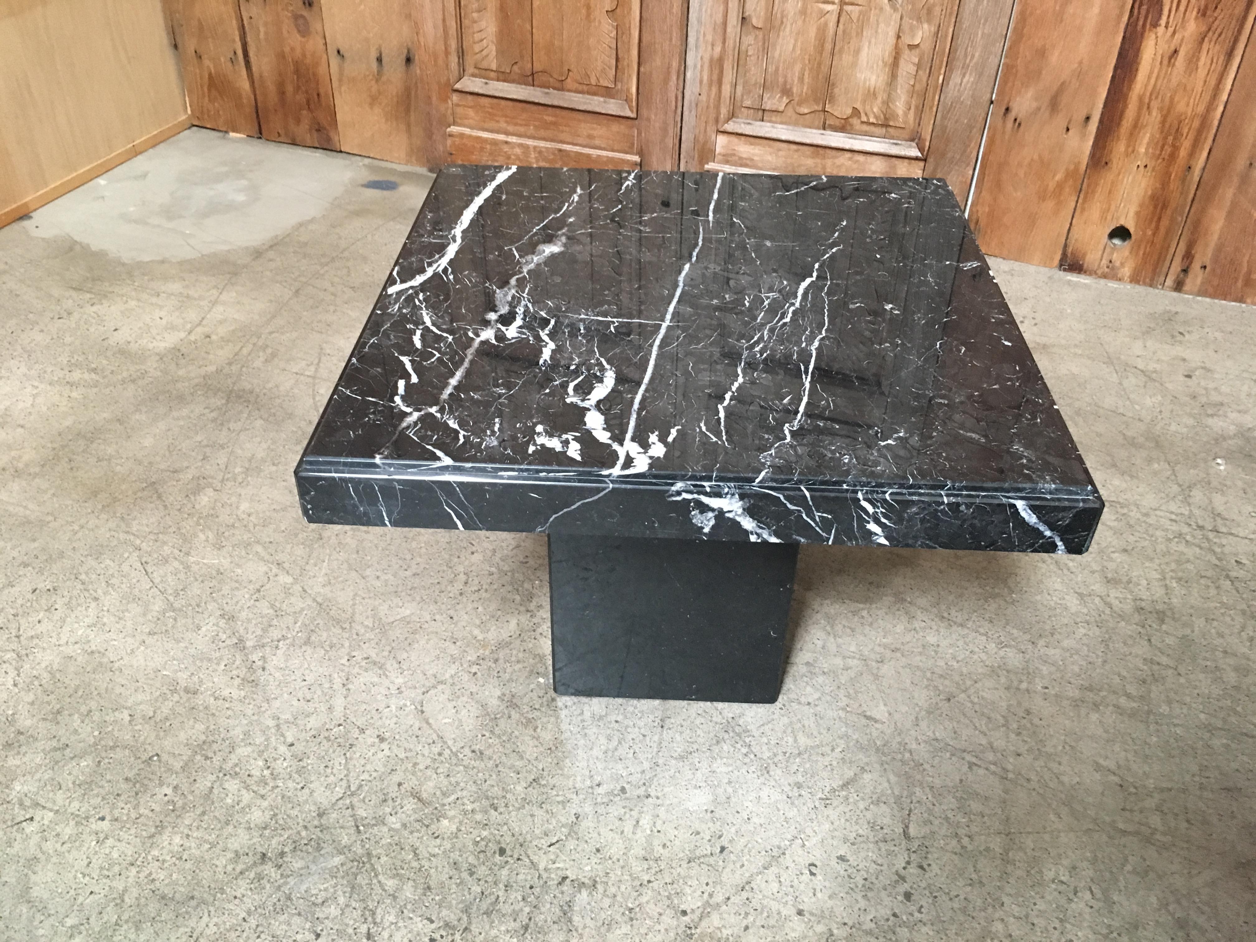 Modernist Marble End Table 3