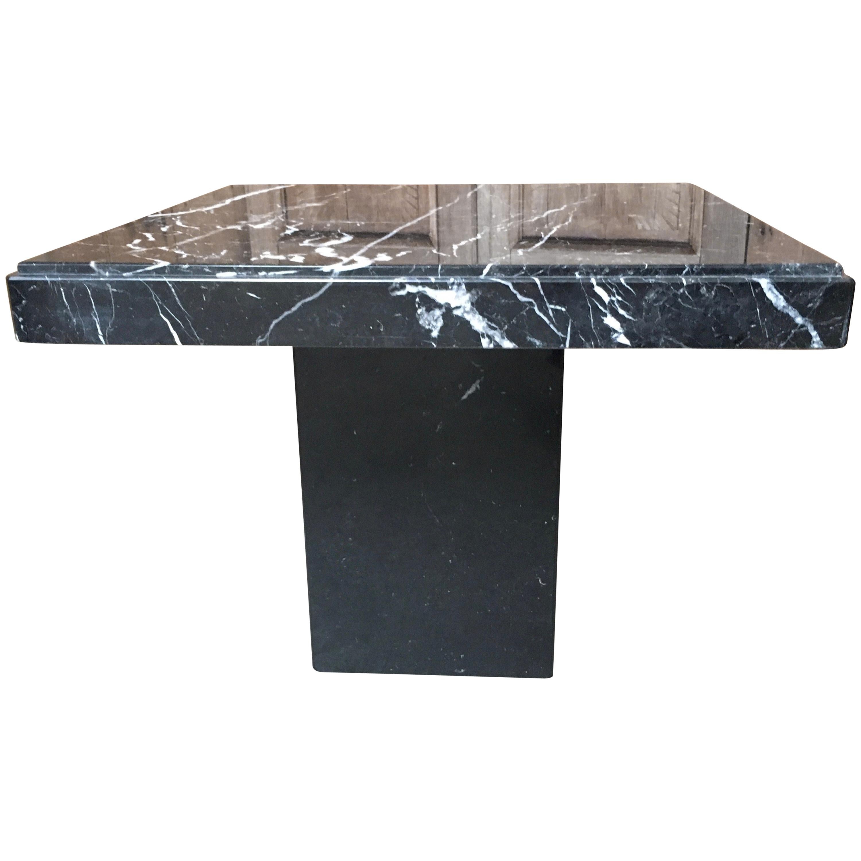Modernist Marble End Table