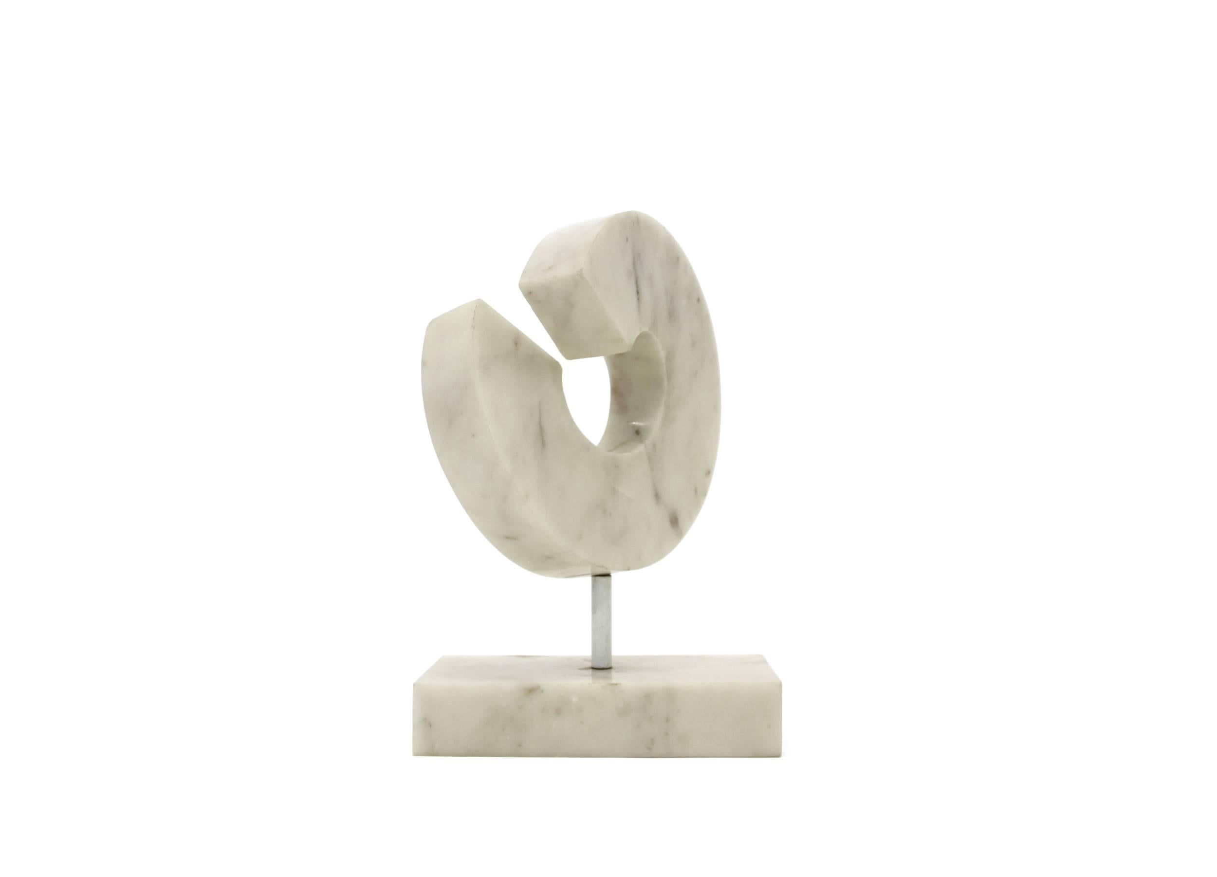 Mid-Century Modern Modernist Marble Sculpture by Hilde Van Sumere