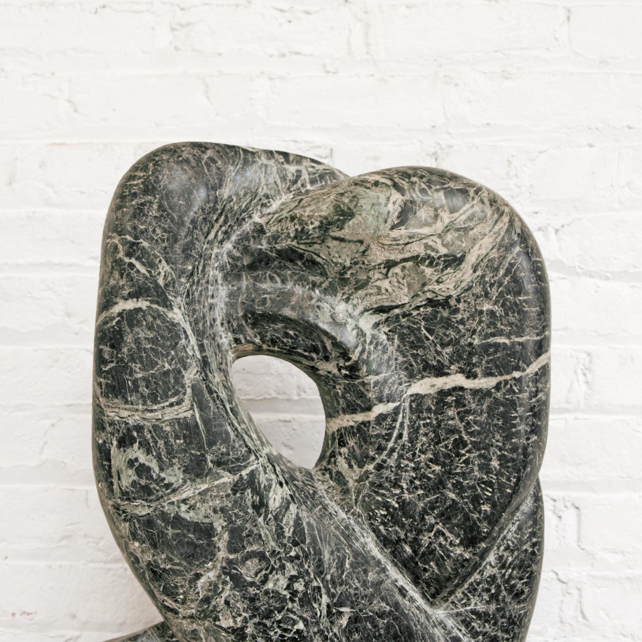 Carved Modernist Marble Sculpture