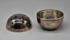 Modernist "Mars" vase in silver by Gio Ponti for Christofle, 1950s