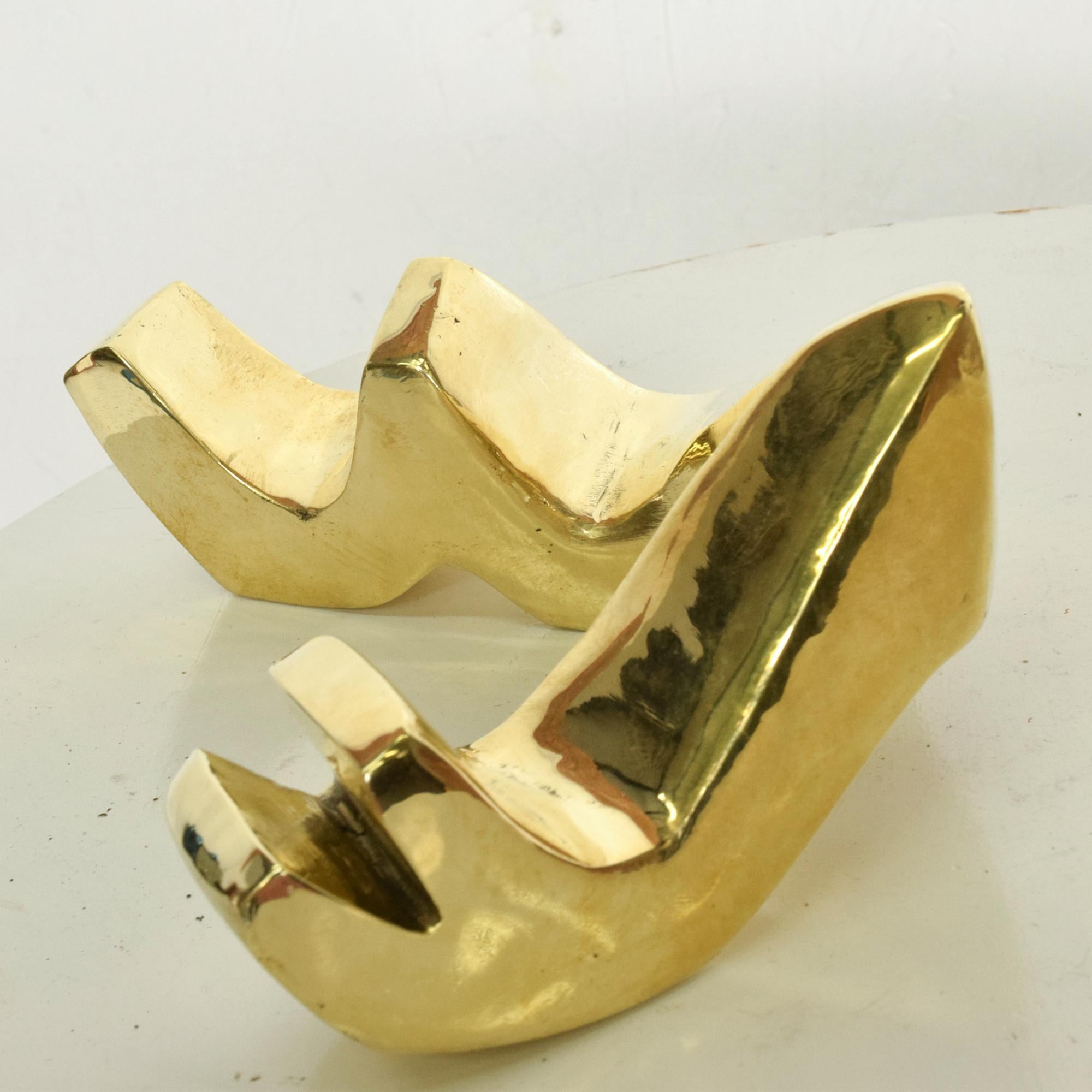 Abstrakte Bronzeskulptur einer Schlange, Mathias Goeritz, Tier Pedregal, Mexiko, 1970er Jahre im Angebot 5