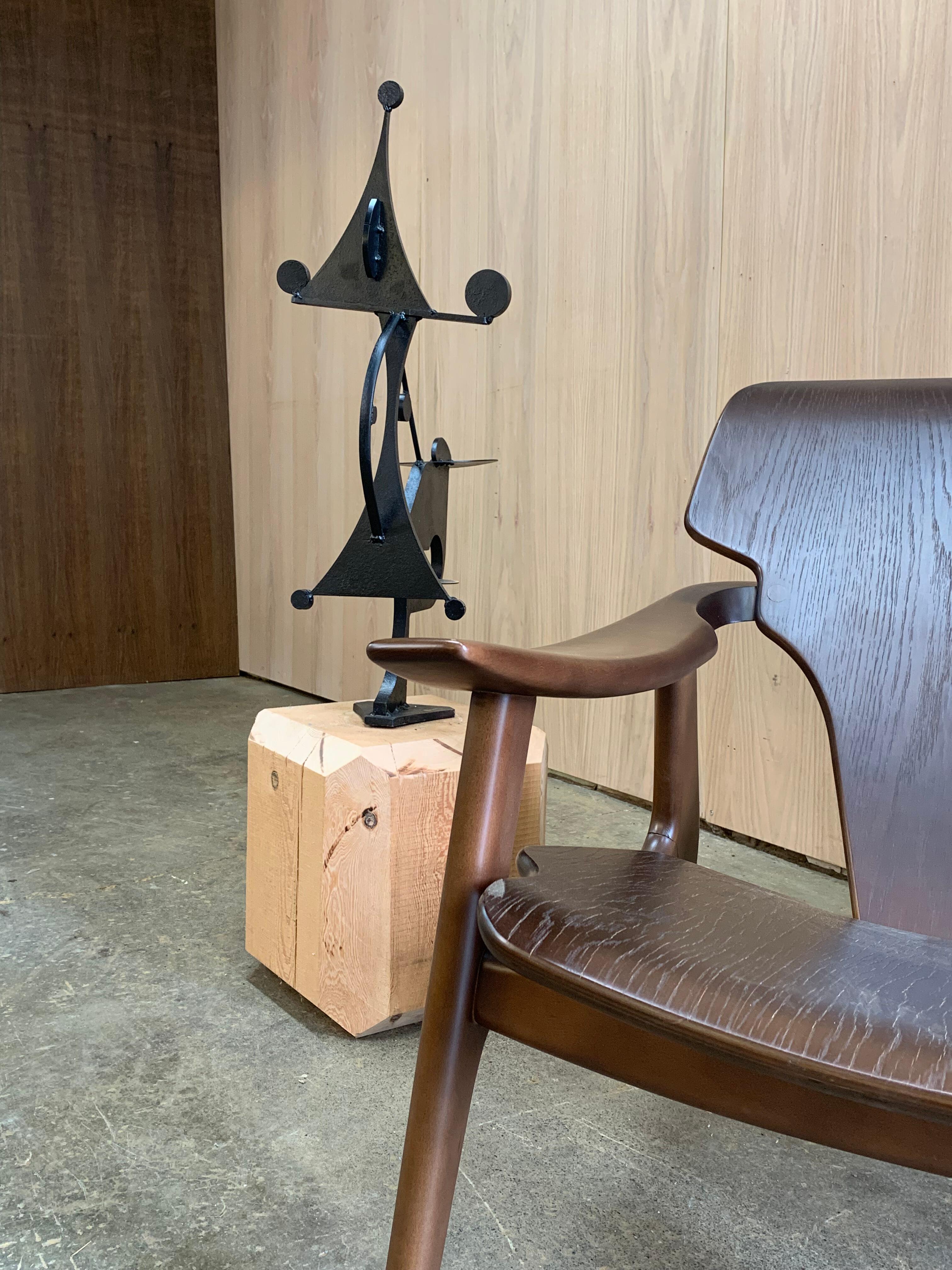 Scultura modernista in metallo di Jay McVickers - Firmata in vendita 4