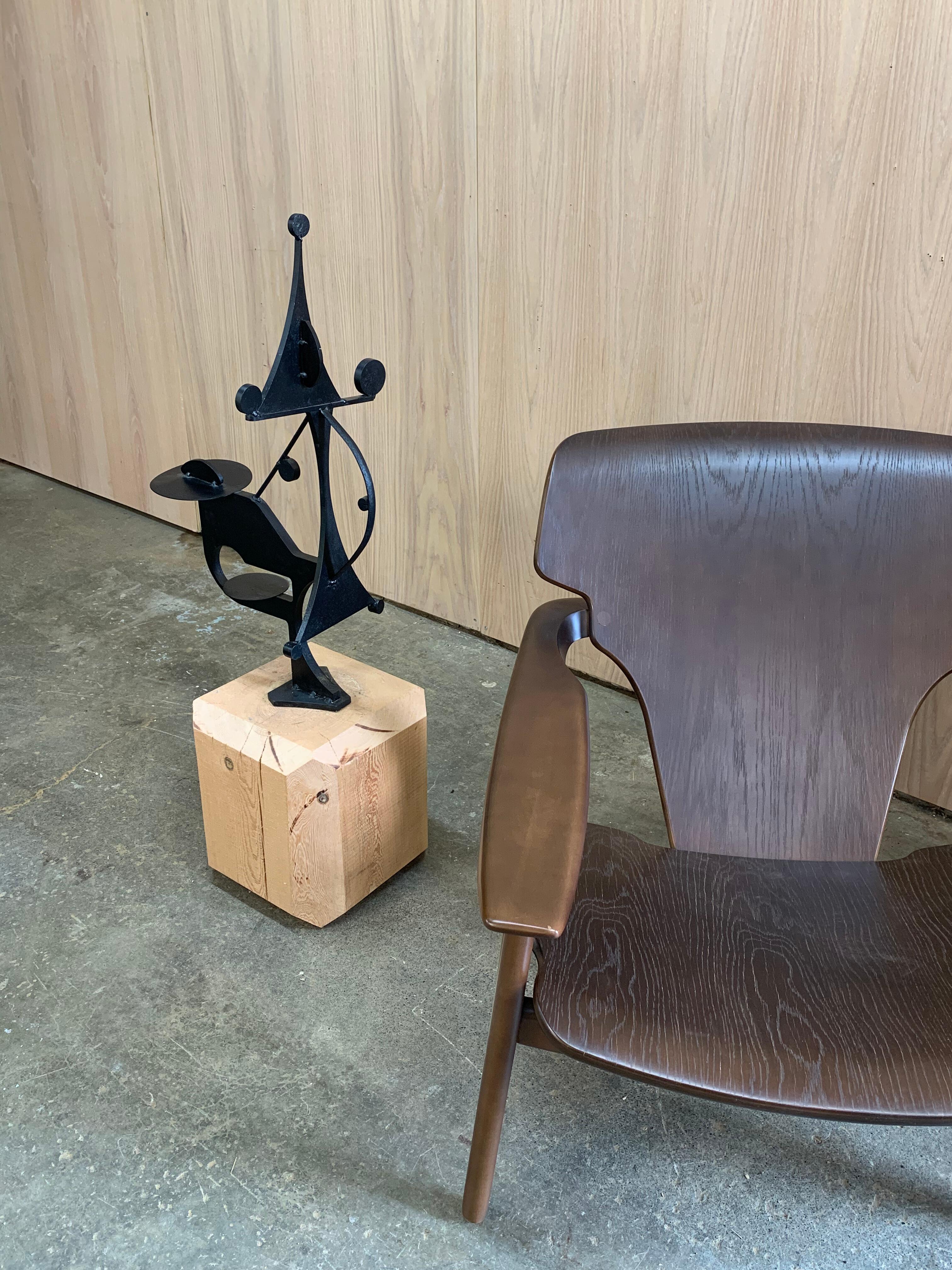 Scultura modernista in metallo di Jay McVickers - Firmata in vendita 5