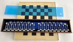 Modernist Mid Century Chess Set by Austin Vintage