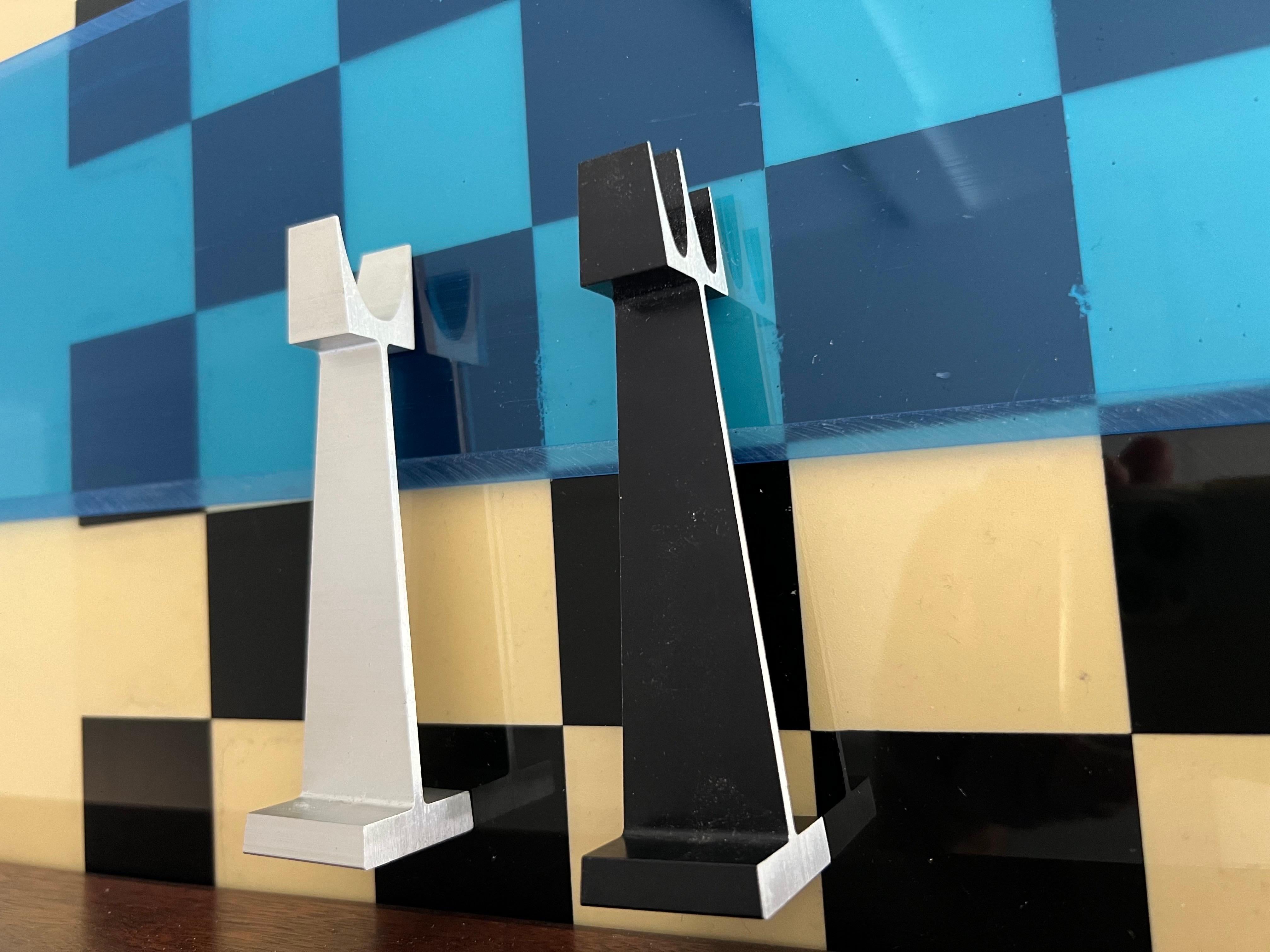 Modernist Mid Century Chess Set by Austin Vintage 2