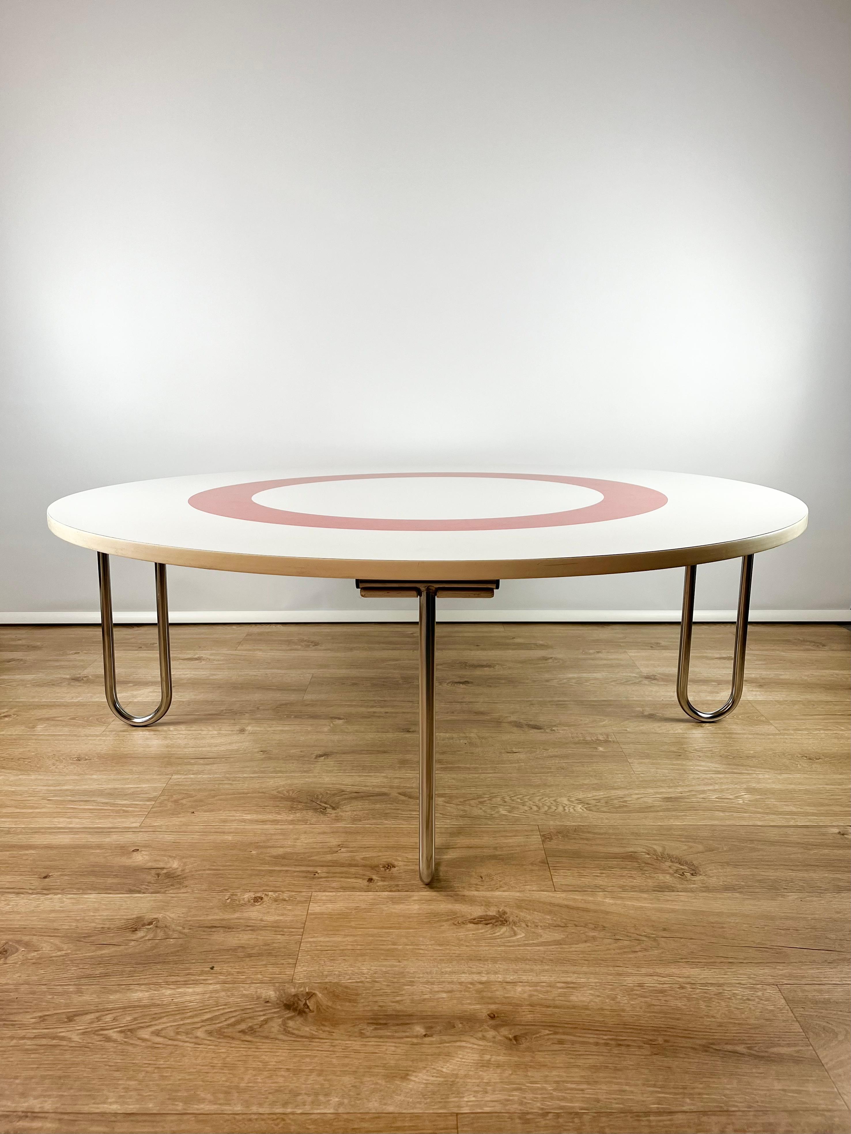 Chrome Modernist Mid Century Coffee Table Ruud Ekstrand & Christer Norman, Dux Sweden For Sale