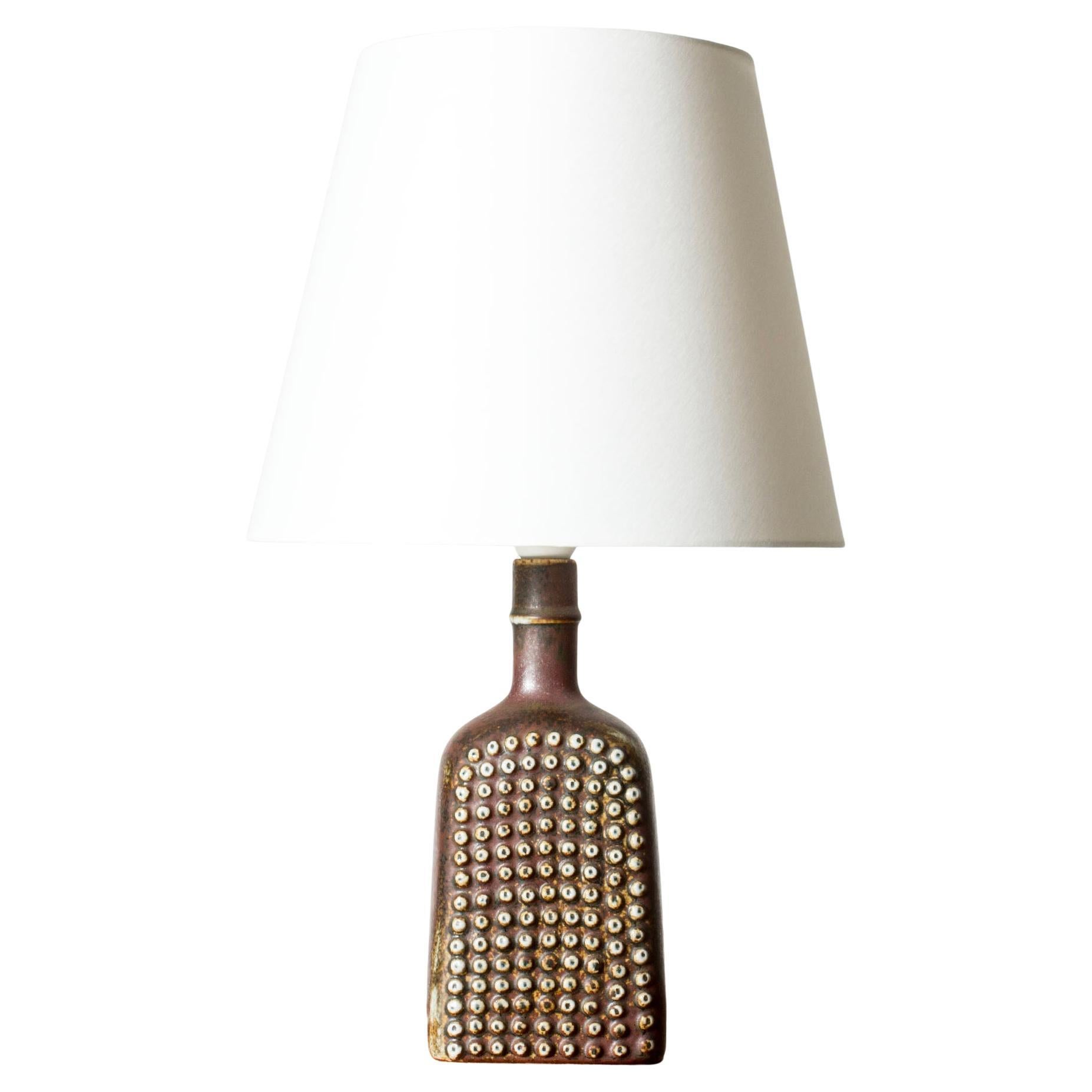 Lampe de table moderniste en grès du milieu du siècle, Stig Lindberg, Gustavsberg, années 1950 en vente