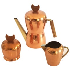 Vintage Modernist Midcentury Coffee Set by Erich Kolbenheyer