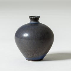 Modernist Miniature Stoneware Vase by Berndt Friberg, Gustavsberg, Sweden, 1950s