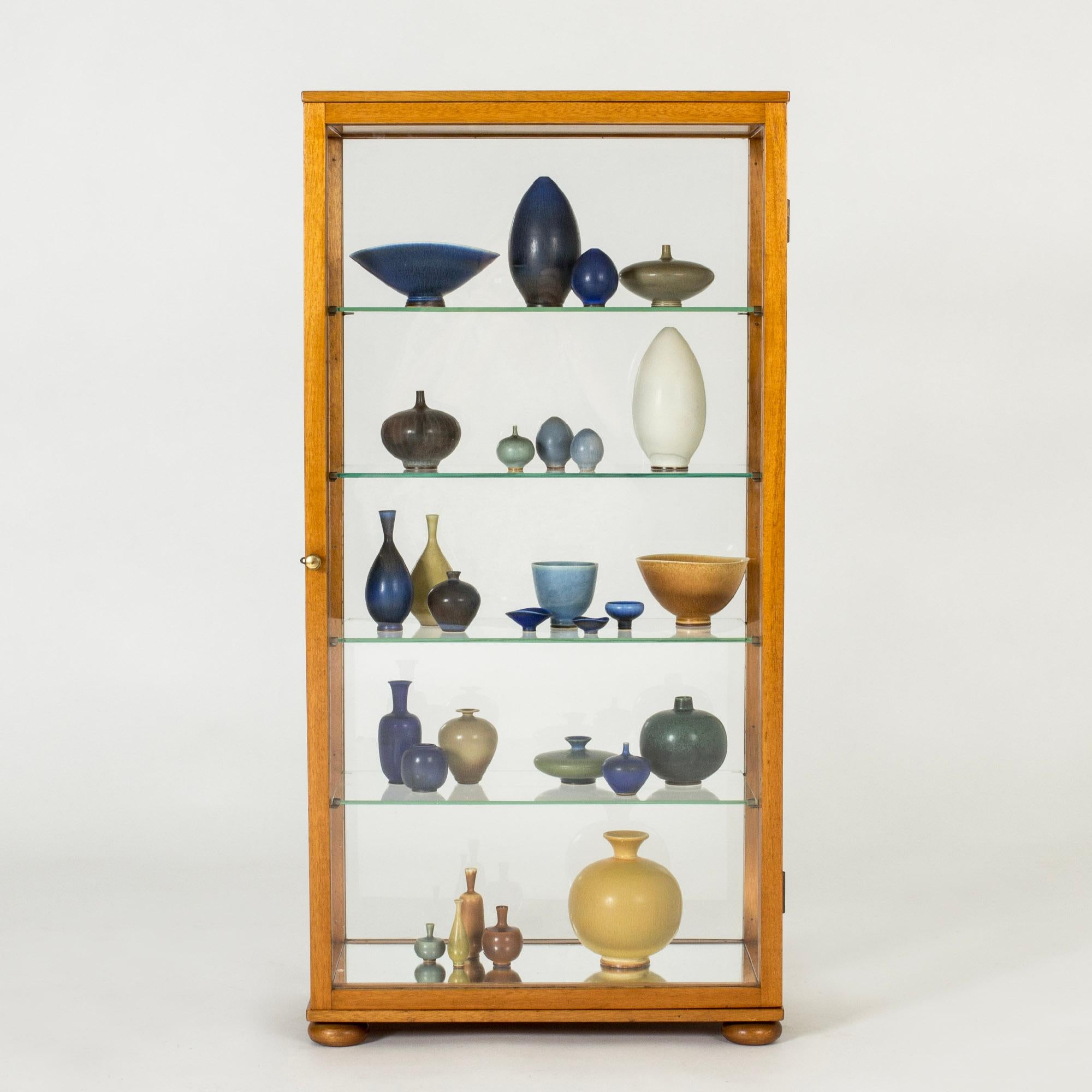 Modernist Miniature Stoneware Vase by Berndt Friberg, Gustavsberg, Sweden, 1950s For Sale 1