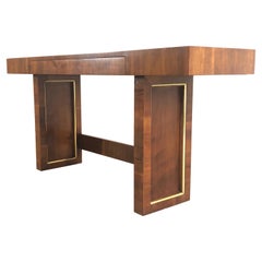 Modernist Mirror Top Console Table Modernist Mirror Top Console Table