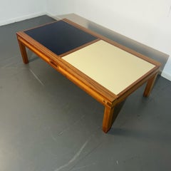 Modernist Modular Wood Coffee Table by Bernard Vuarnesson. France, 1980s