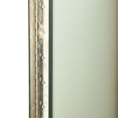 Modernist Monumental Eight Panel Mirrored Screen with Bronze Hued Back