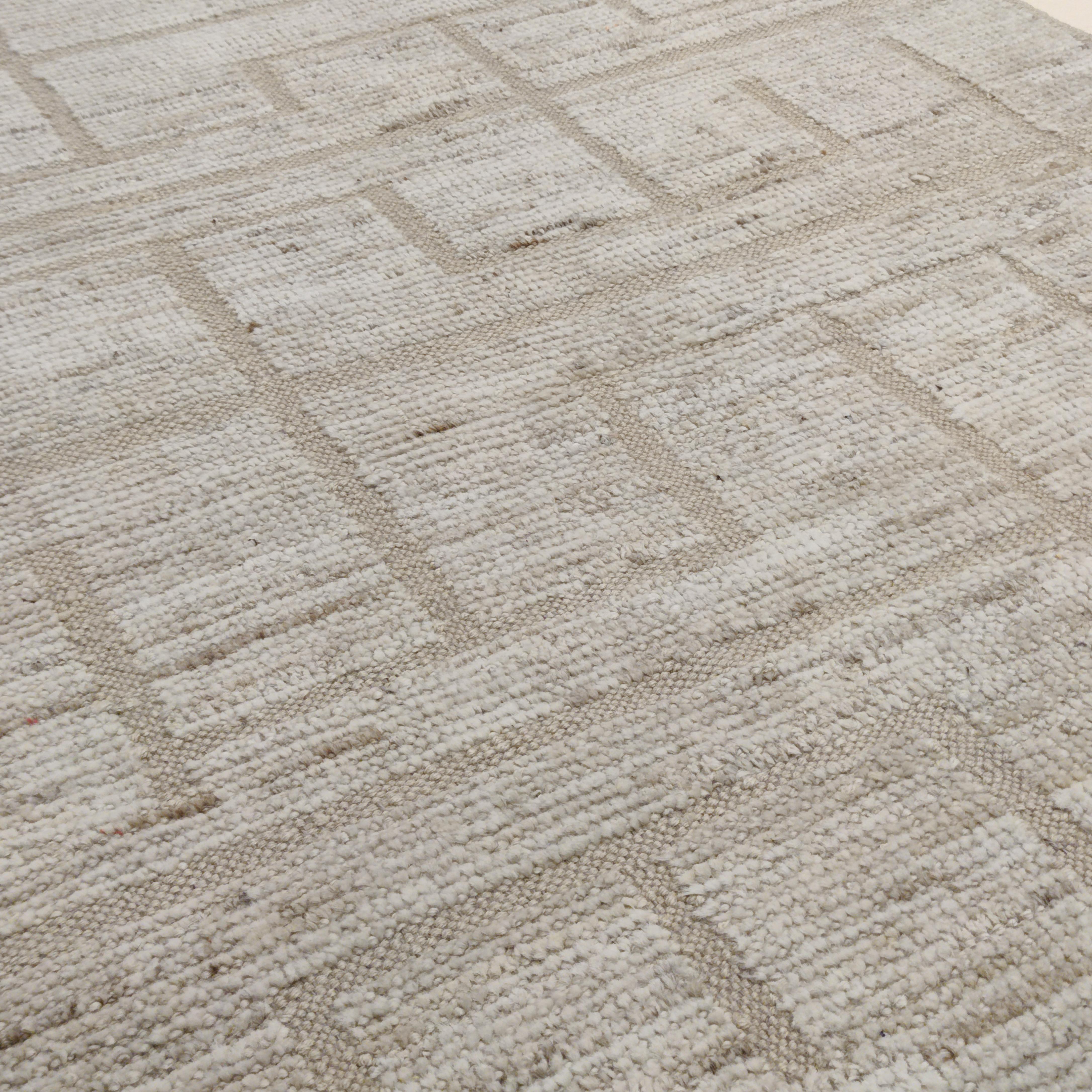 Tribal Modernist Moroccan Style Ostuni Narrow Runner Rug by Alberto Levi Gallery For Sale